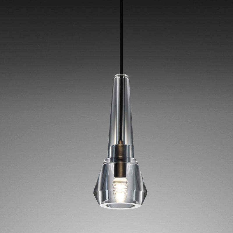 Modernity Cone Crystal Pendant Chandelier-Sylvia Space