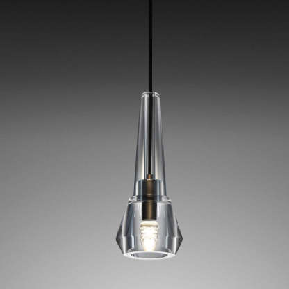 Modernity Cone Crystal Pendant Chandelier-Sylvia Space