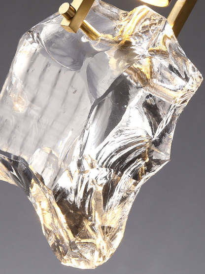 Modernity Irregular Crystal Wall Sconce-Sylvia Space
