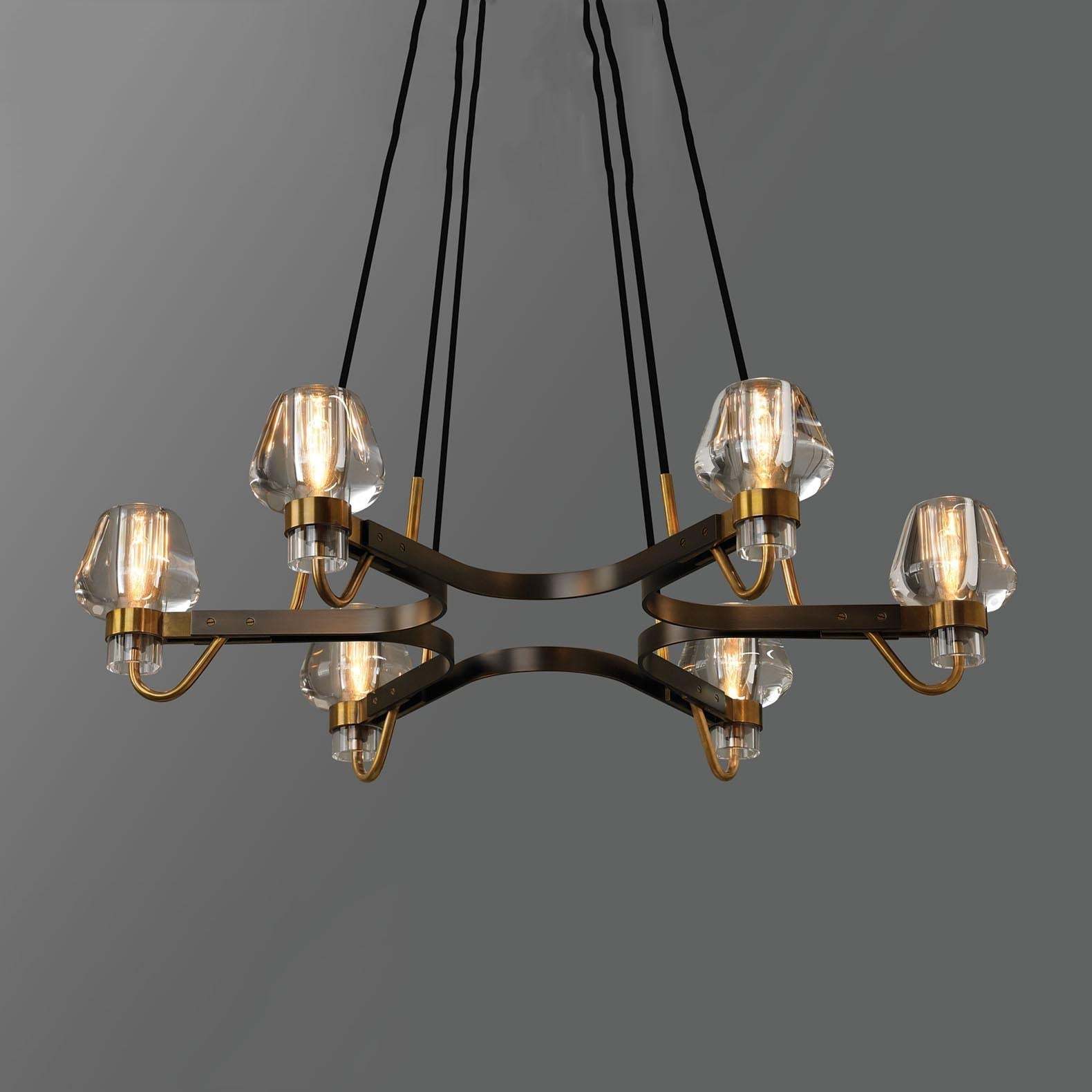 Contastay Crystal Chandelier 6-Lights-Sylvia Space