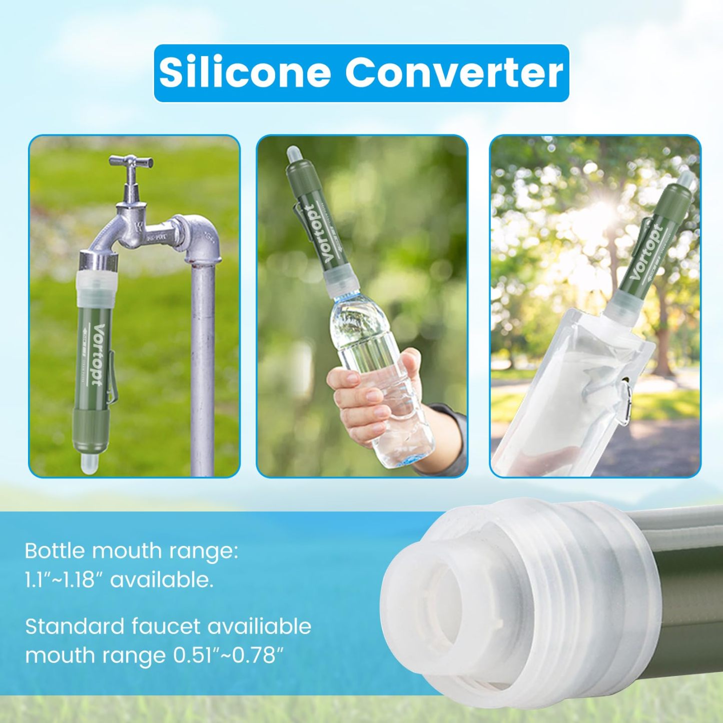 Vortopt Gravity Water Filter - US-ODW02