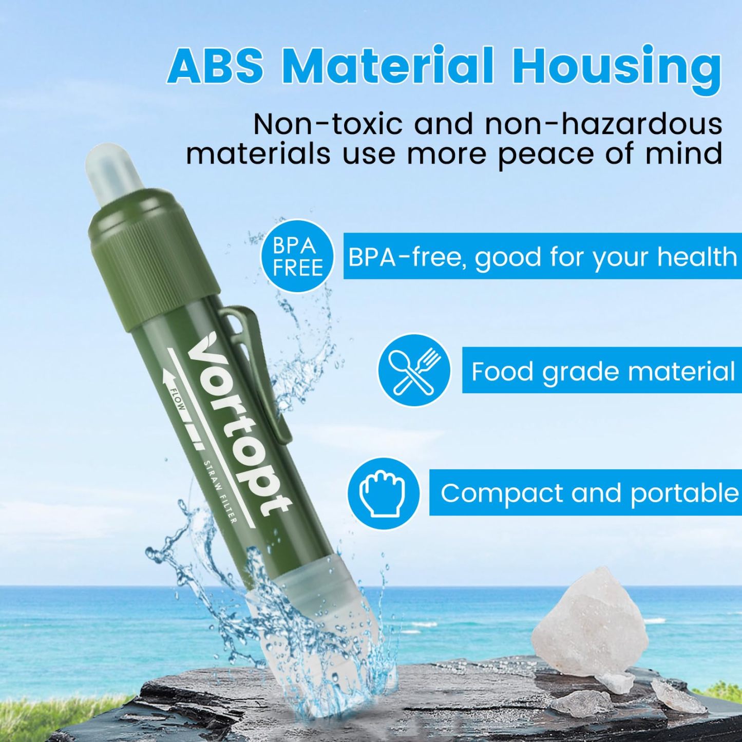 Vortopt Gravity Water Filter - US-ODW02