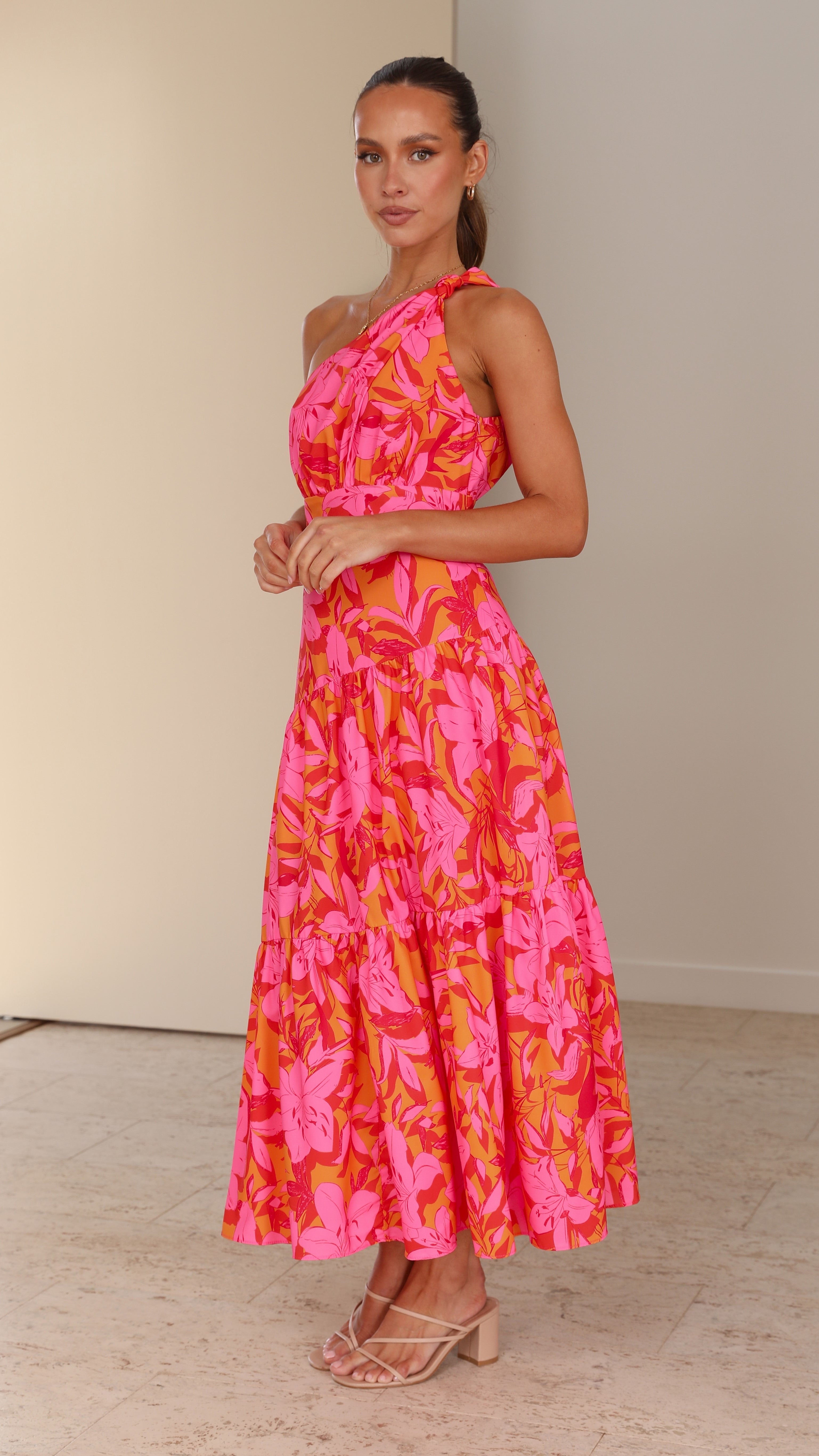 Jayma Maxi Dress - Pink-Sunshines Bliss