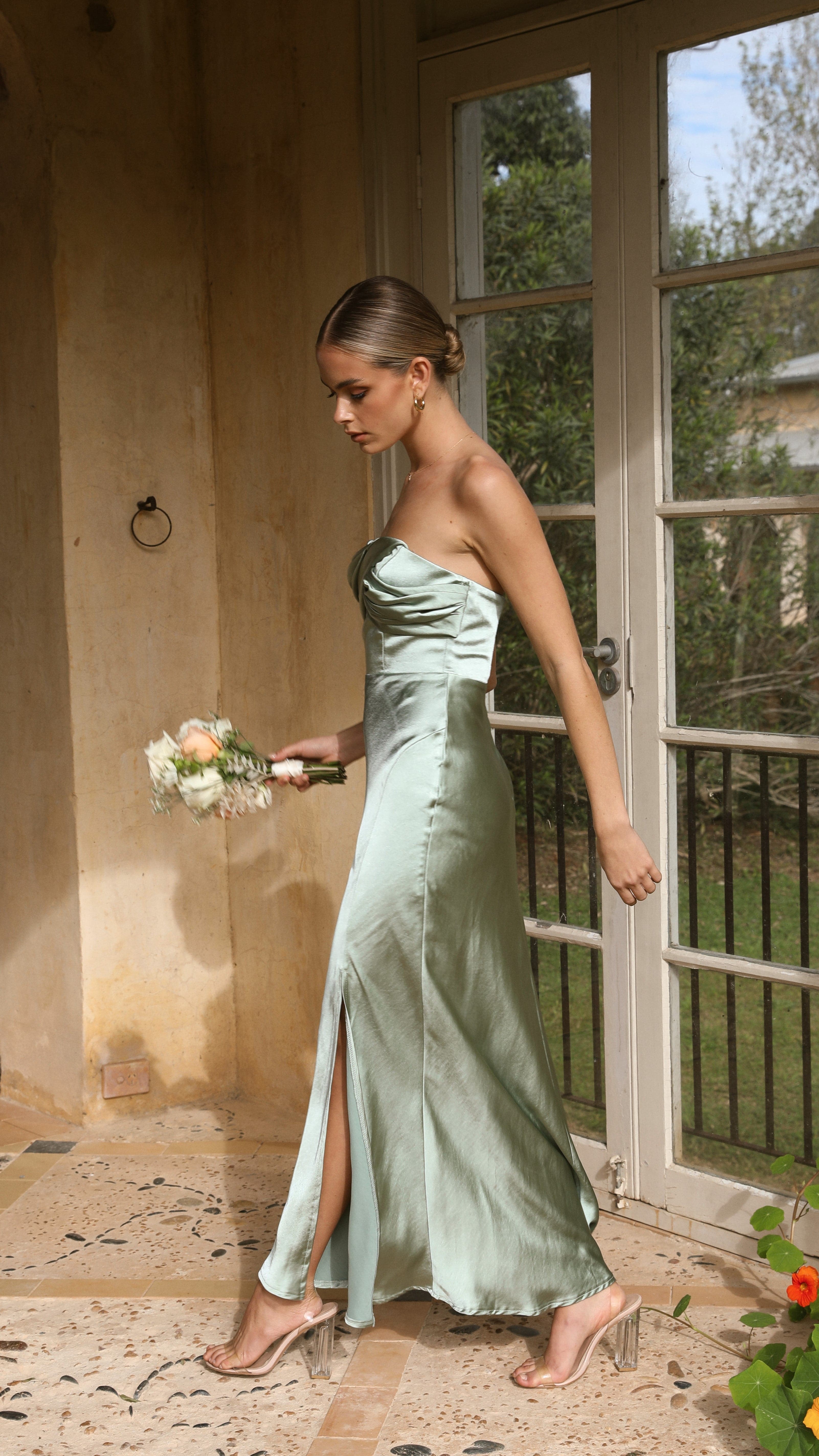 Shona Maxi Dress - Sage-Sunshines Bliss