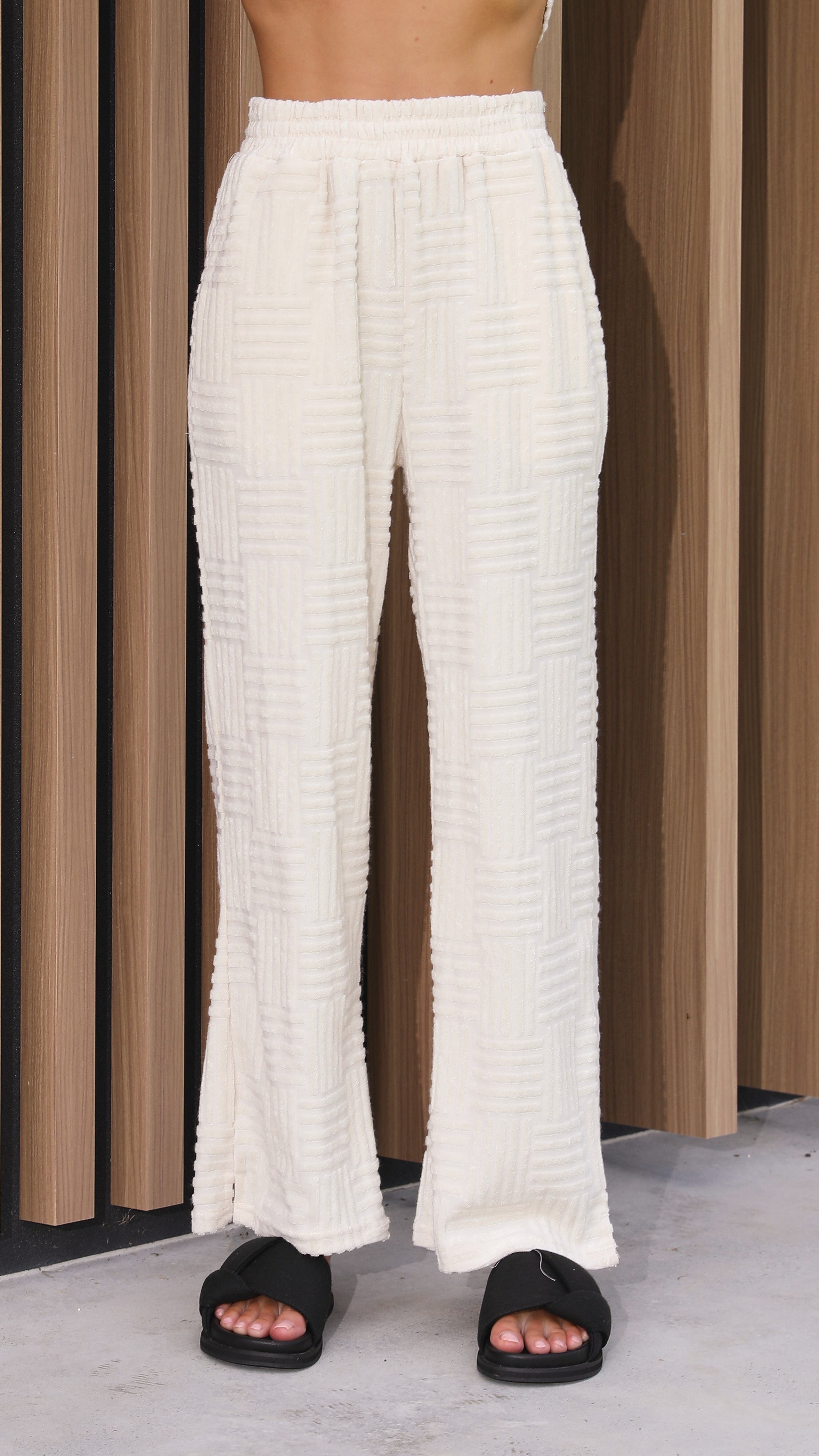 Tanner Pants - Beige-Sunshines Bliss