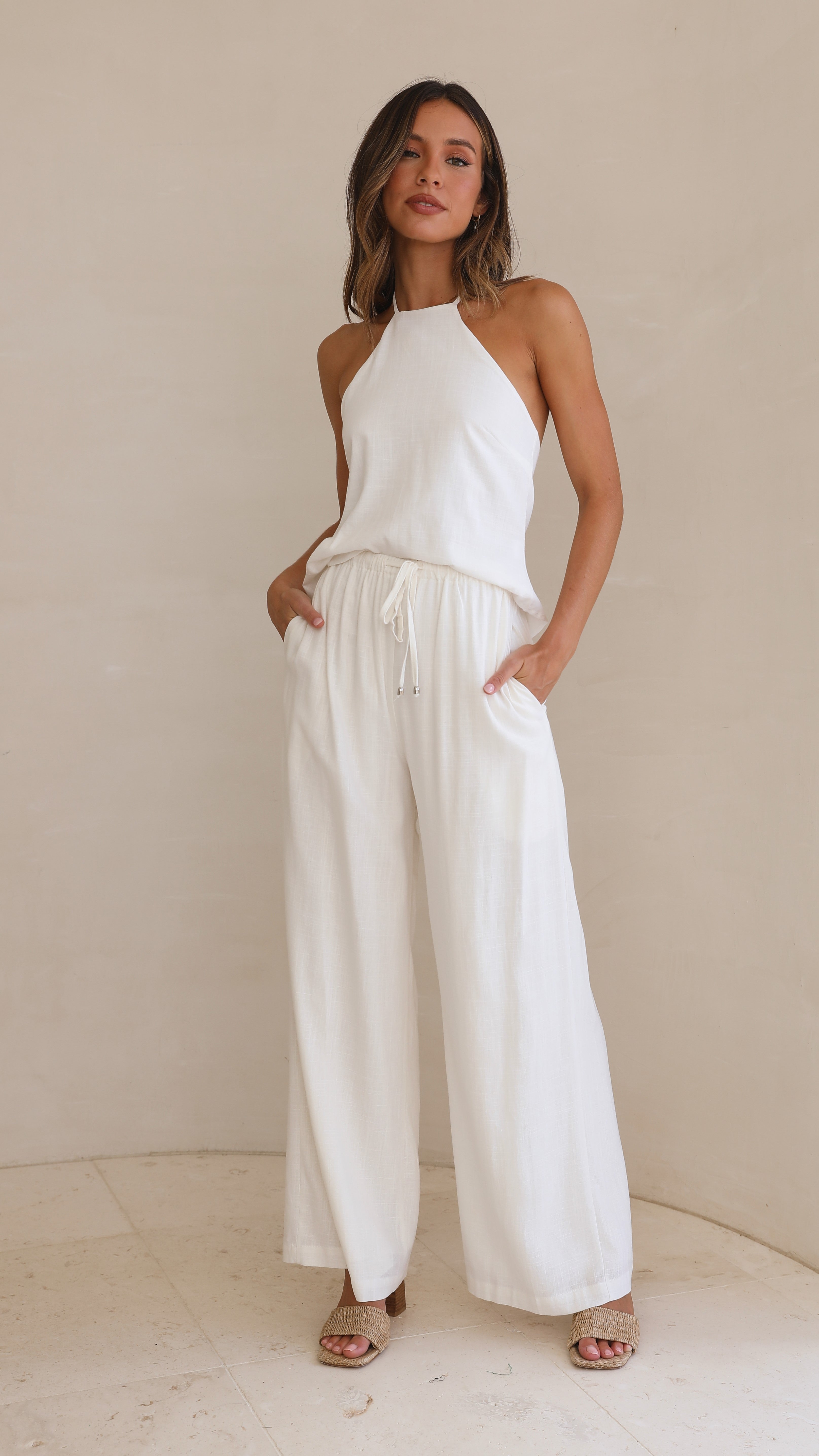 Carli Top - White-Sunshines Bliss