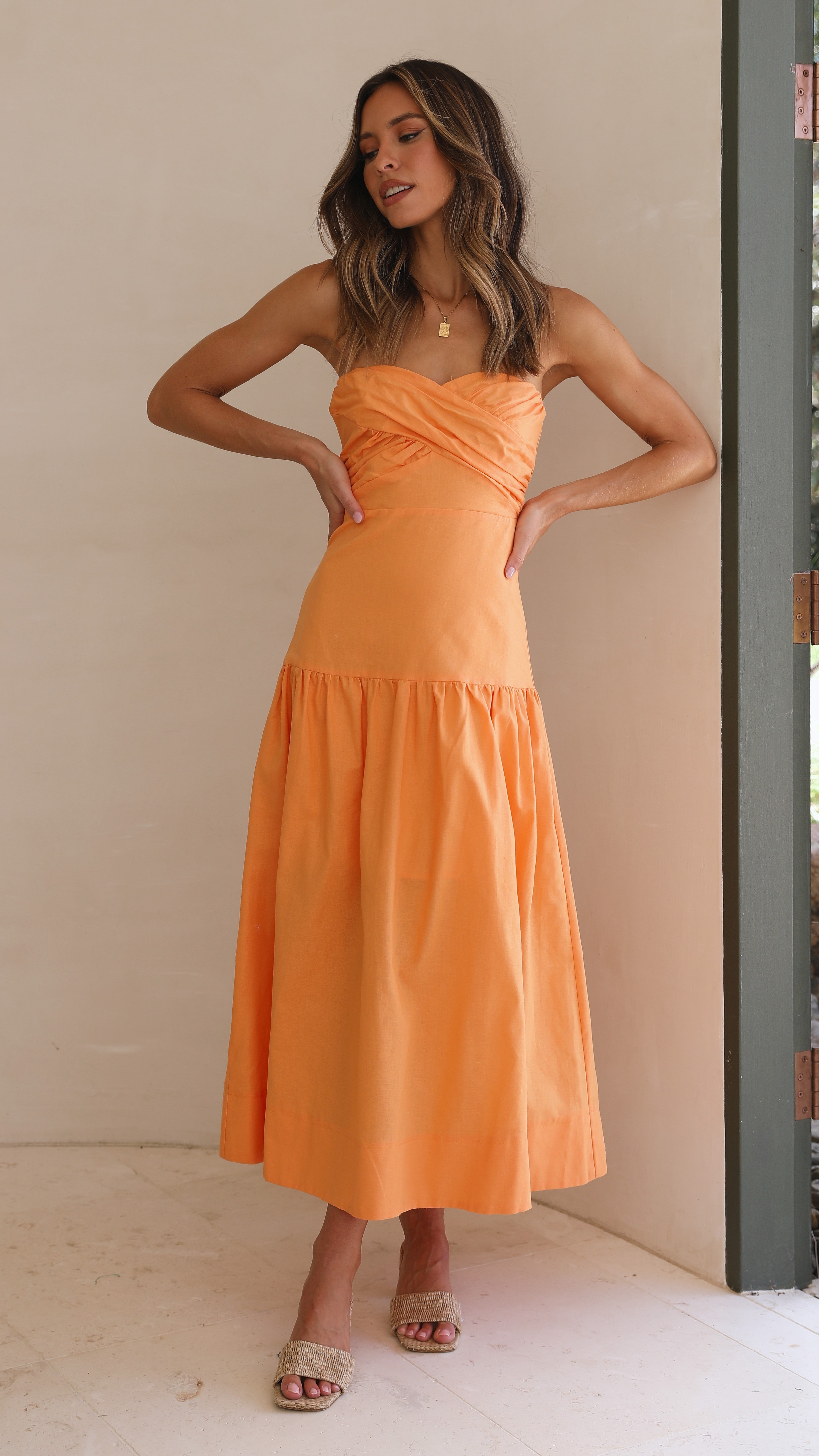 Tami Midi Dress - Mango-Sunshines Bliss