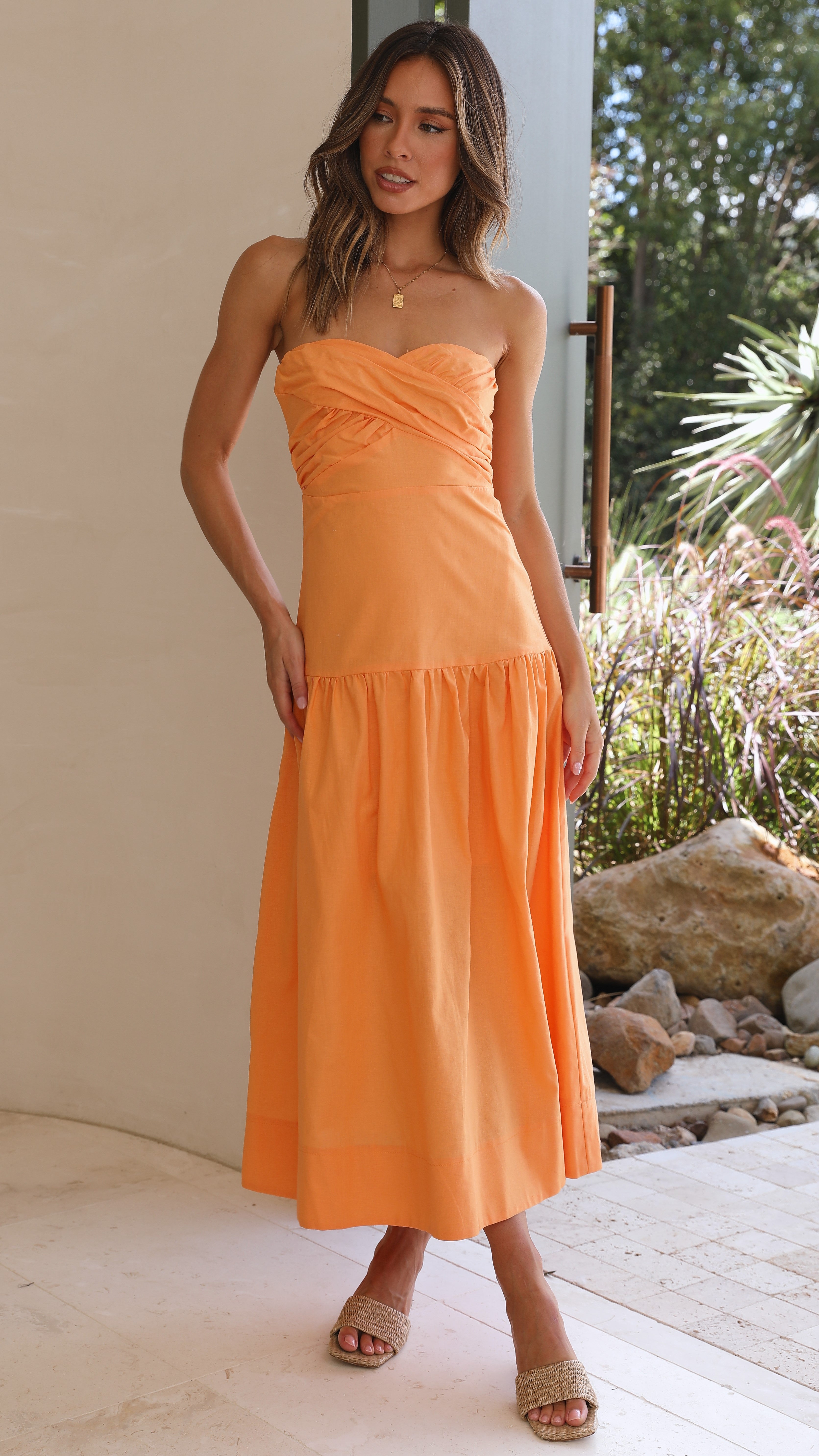 Tami Midi Dress - Mango-Sunshines Bliss