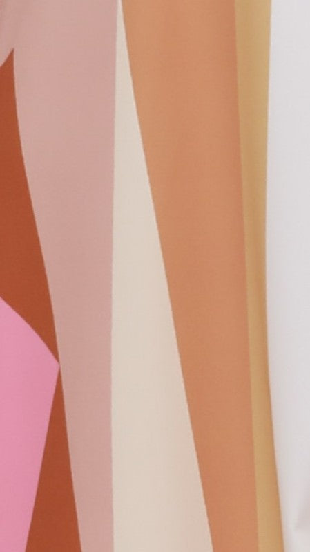 Mahoney Midi Dress - Orange Print-Sunshines Bliss