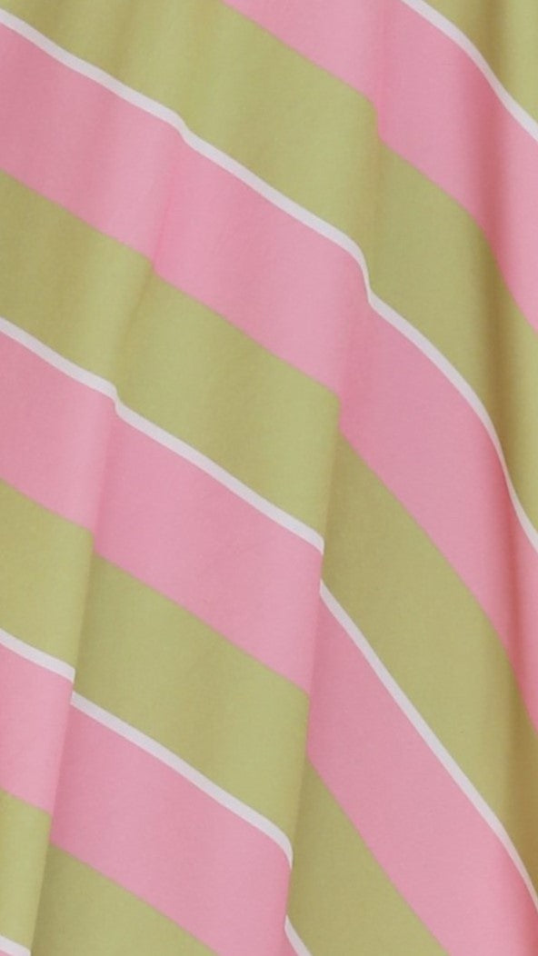 Tammie Long Sleeved Top - Pink/Green Stripe-Sunshines Bliss