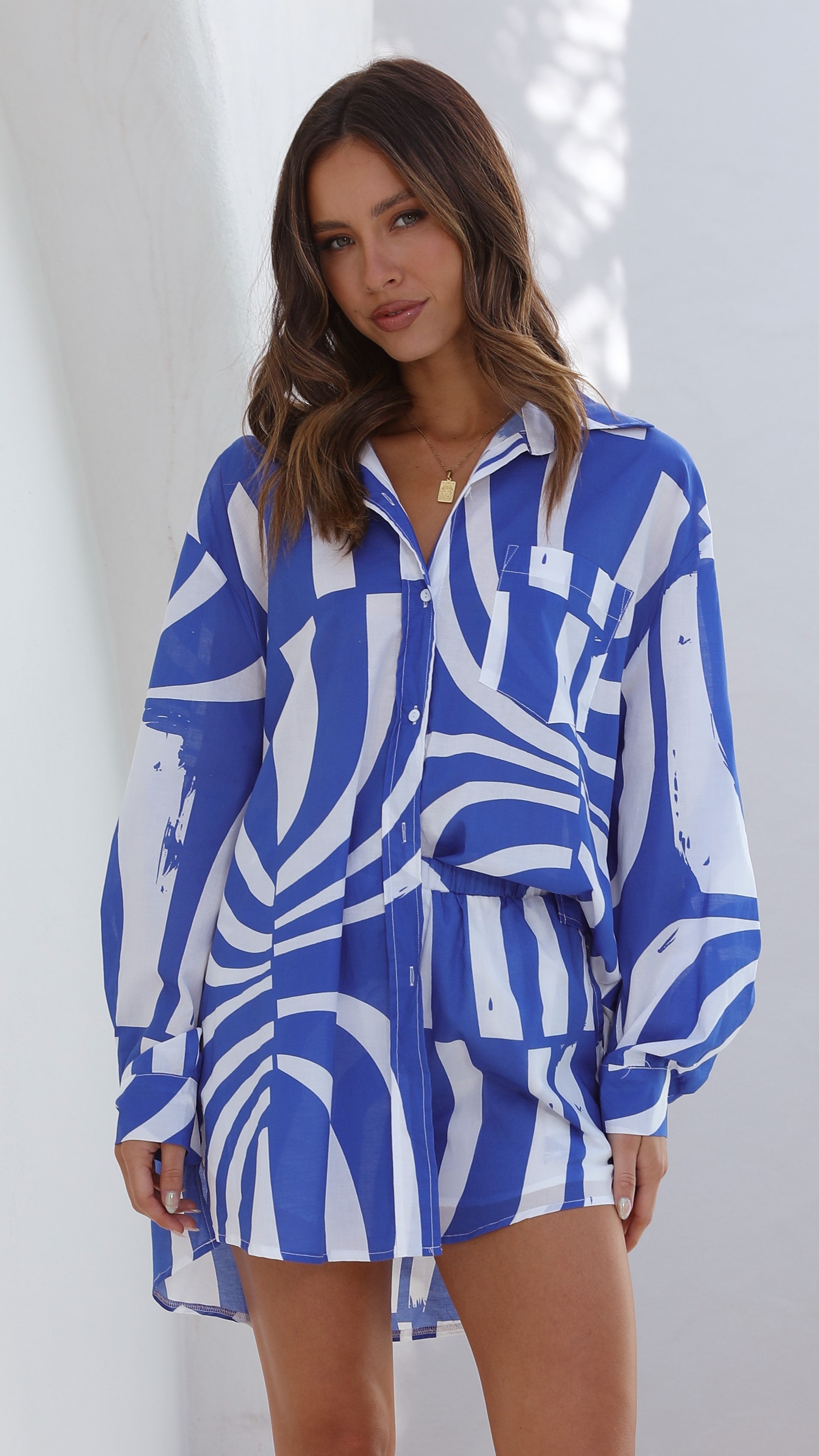 Heather Short - Blue Pattern-Sunshines Bliss