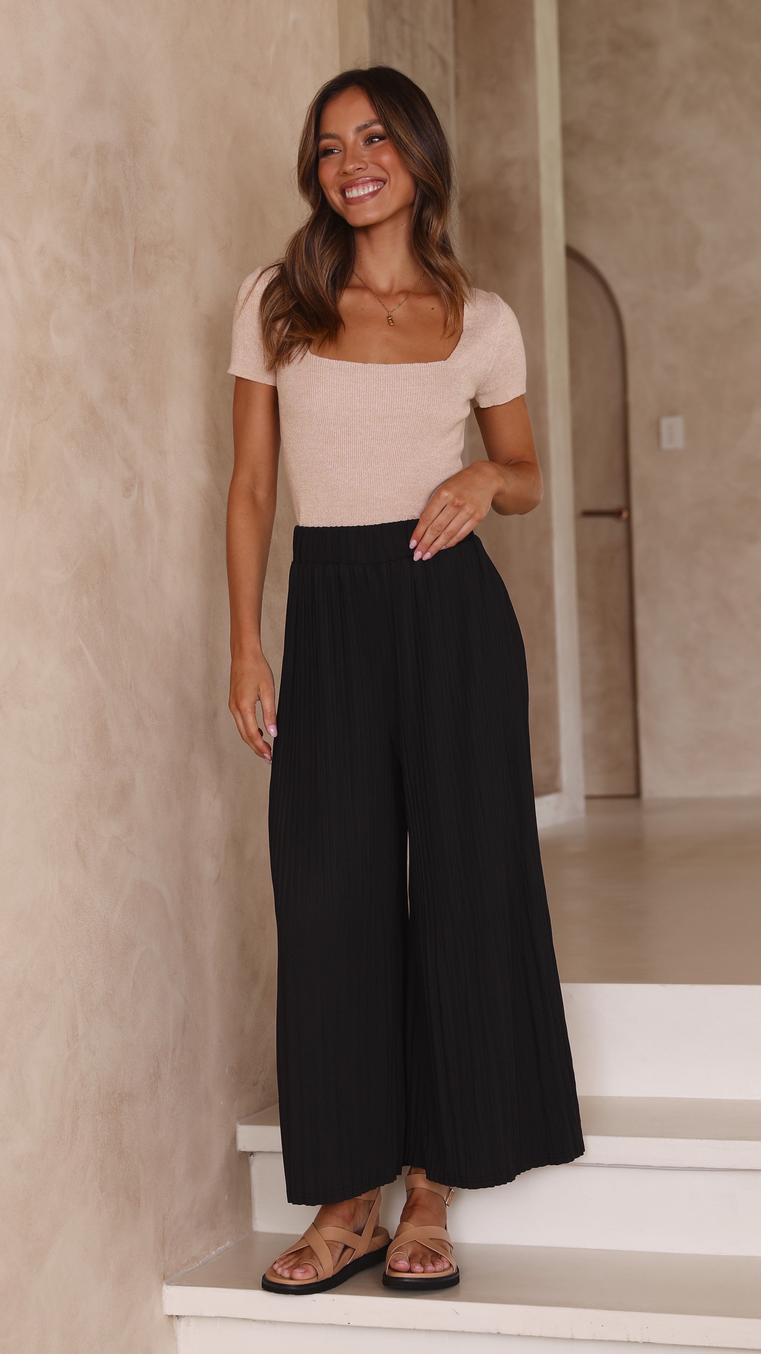 Loyal Heart Culottes - Black-Sunshines Bliss