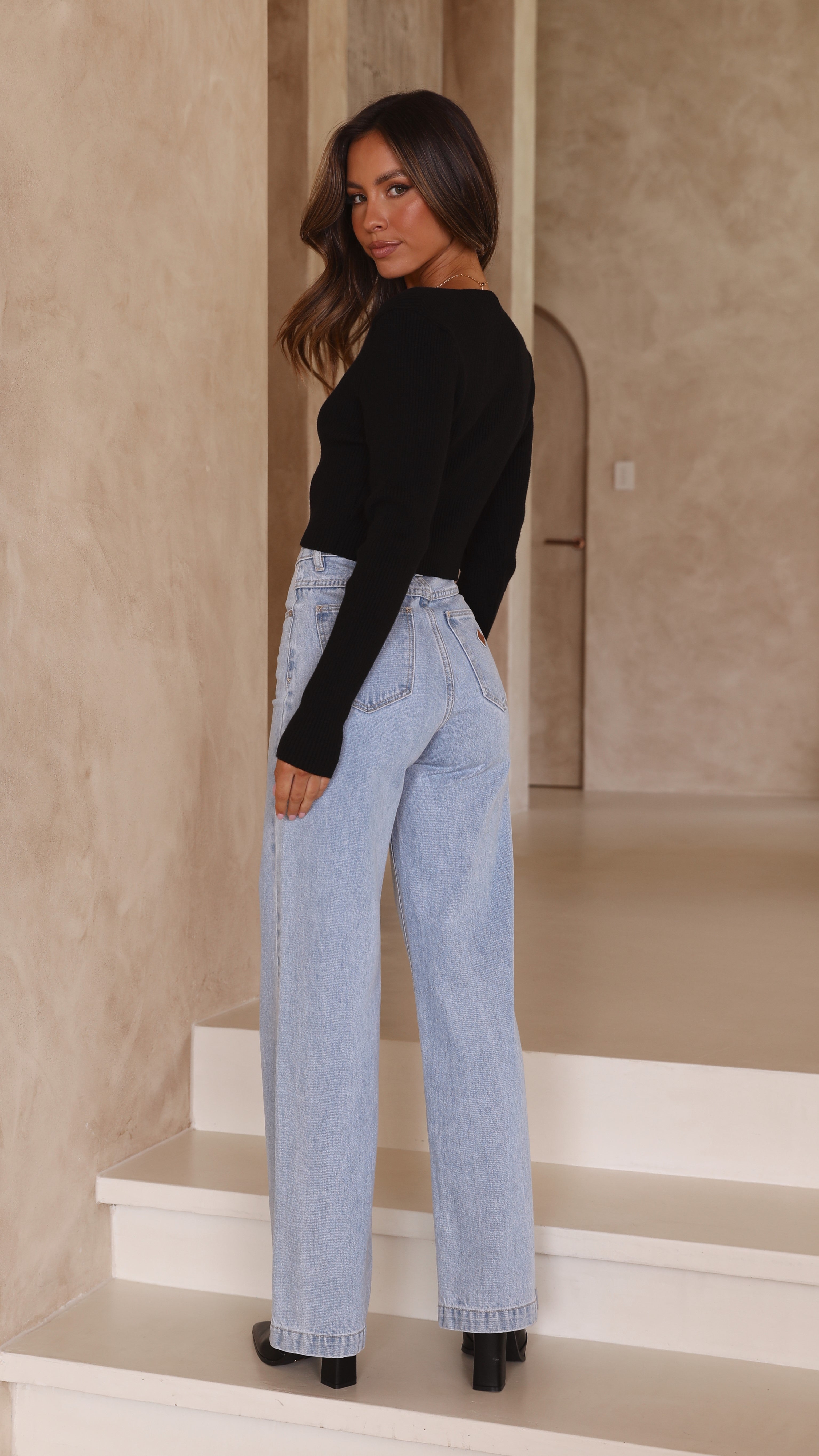 Zion Knit Top - Black-Sunshines Bliss