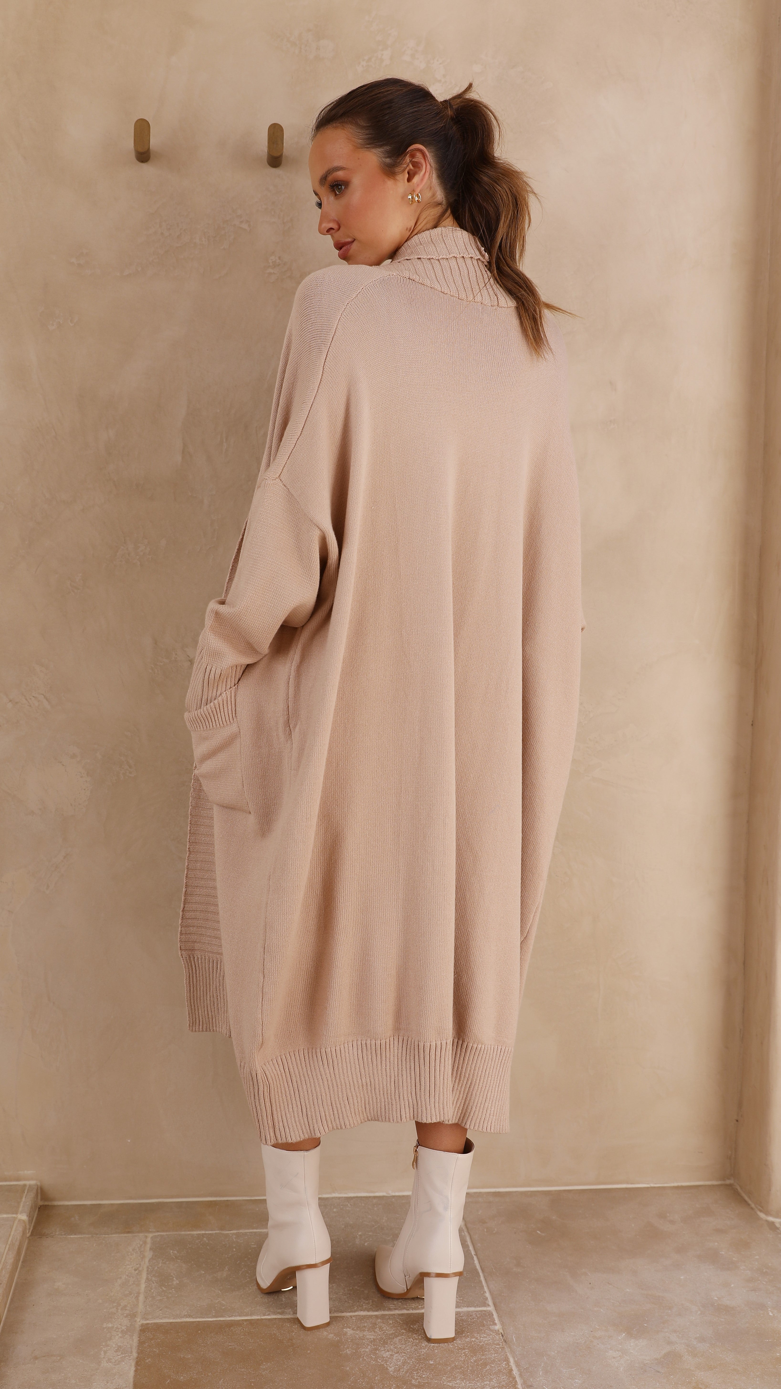 Holly Cardigan - Beige-Sunshines Bliss