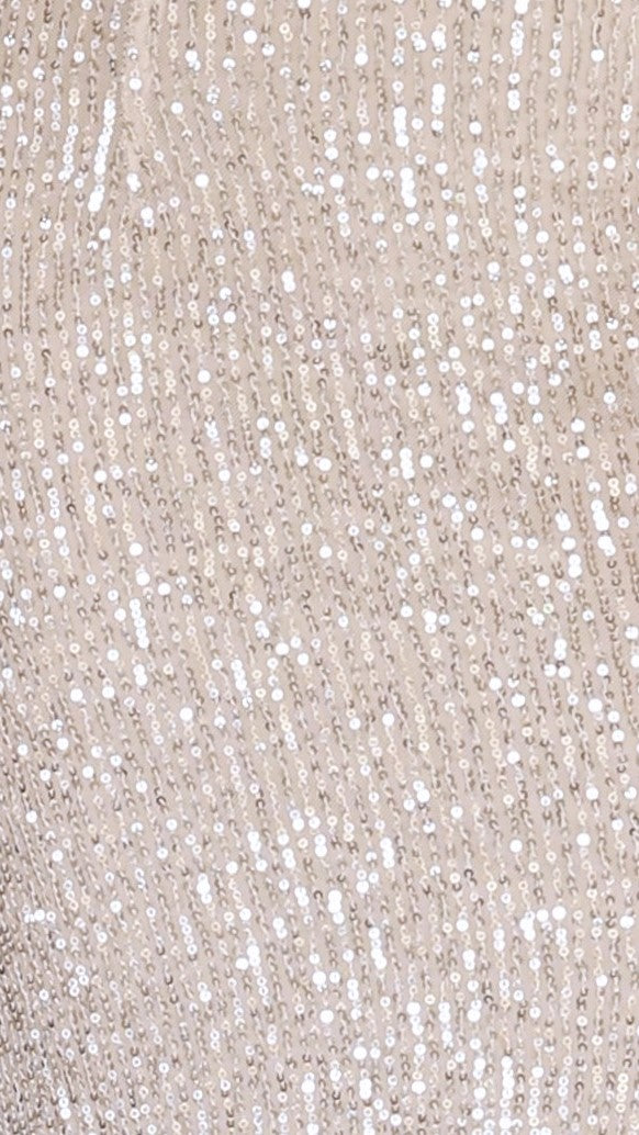 Eleni Top and Skirt Set - Silver-Sunshines Bliss