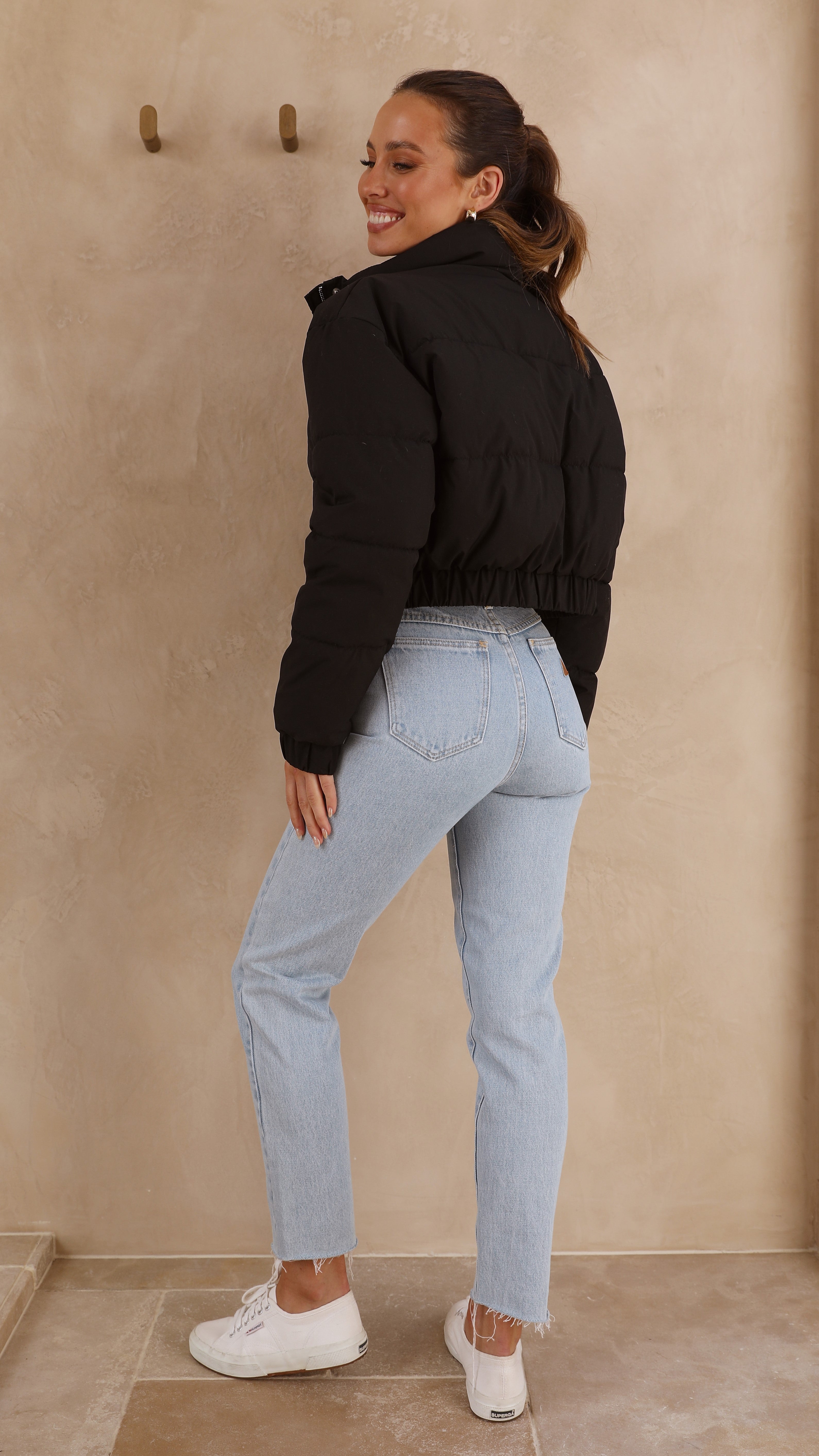 Scarlett Puffer Jacket - Black-Sunshines Bliss