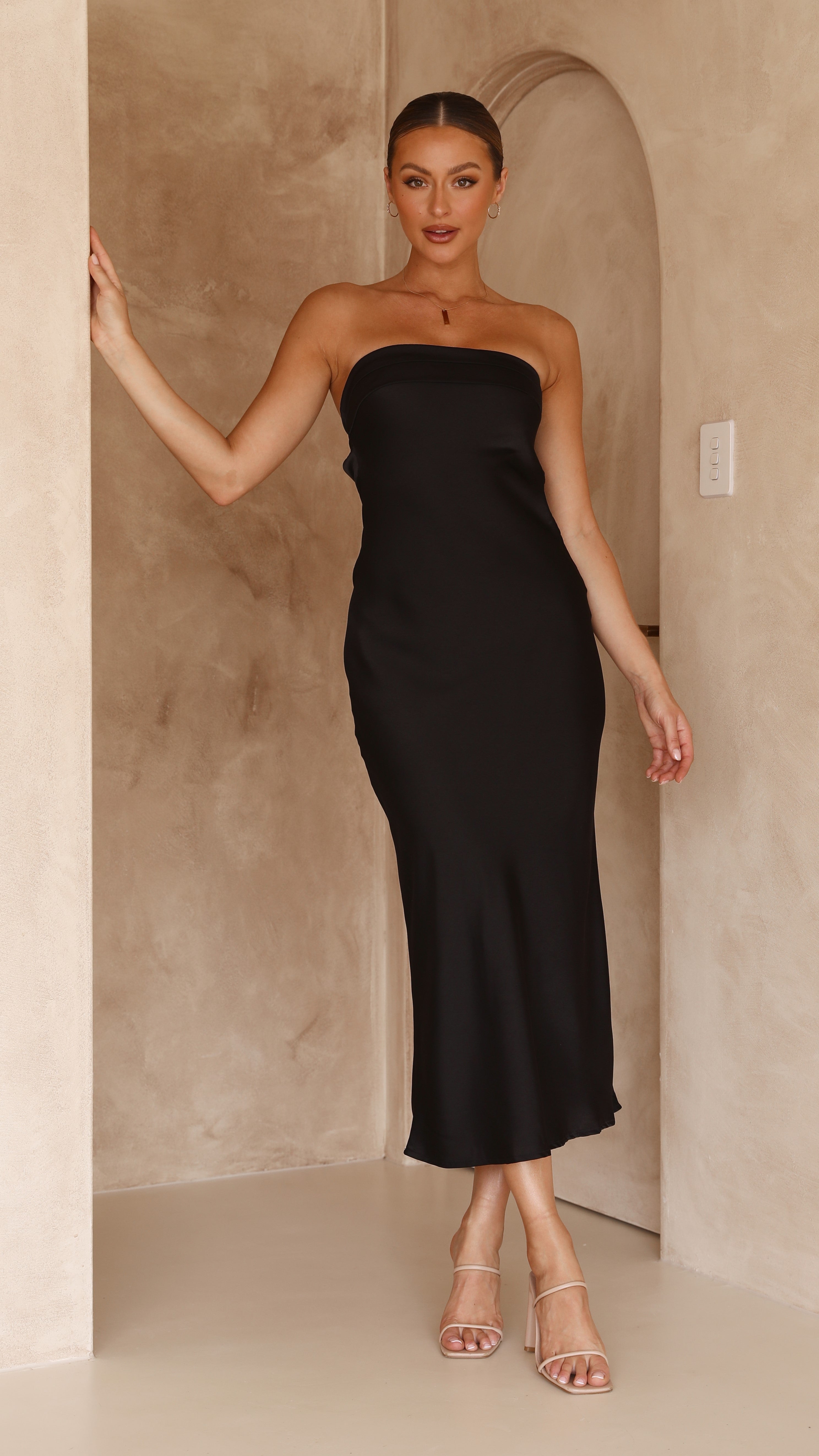Miya Maxi Dress - Black-Sunshines Bliss