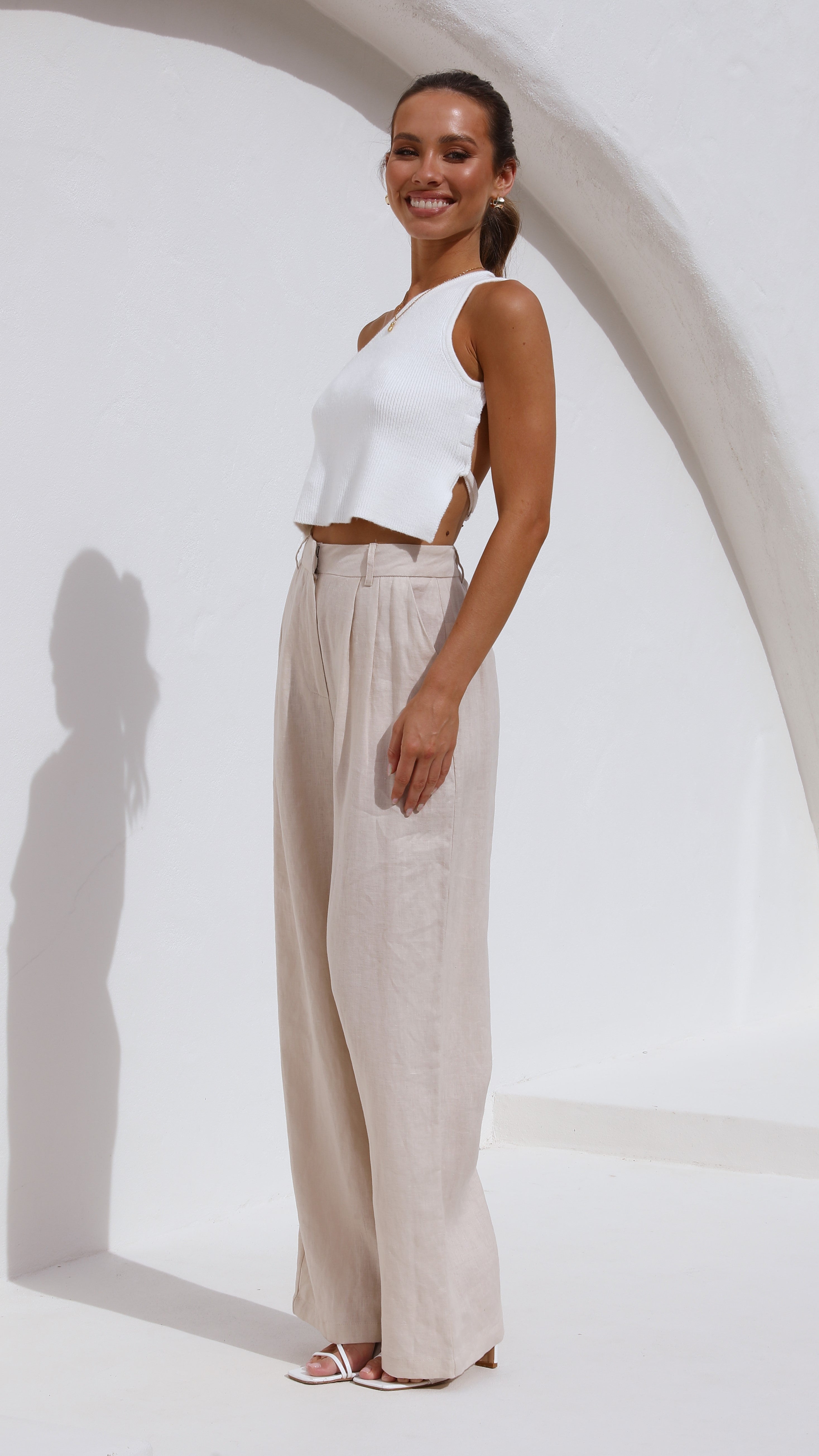 Zadie Top - White-Sunshines Bliss