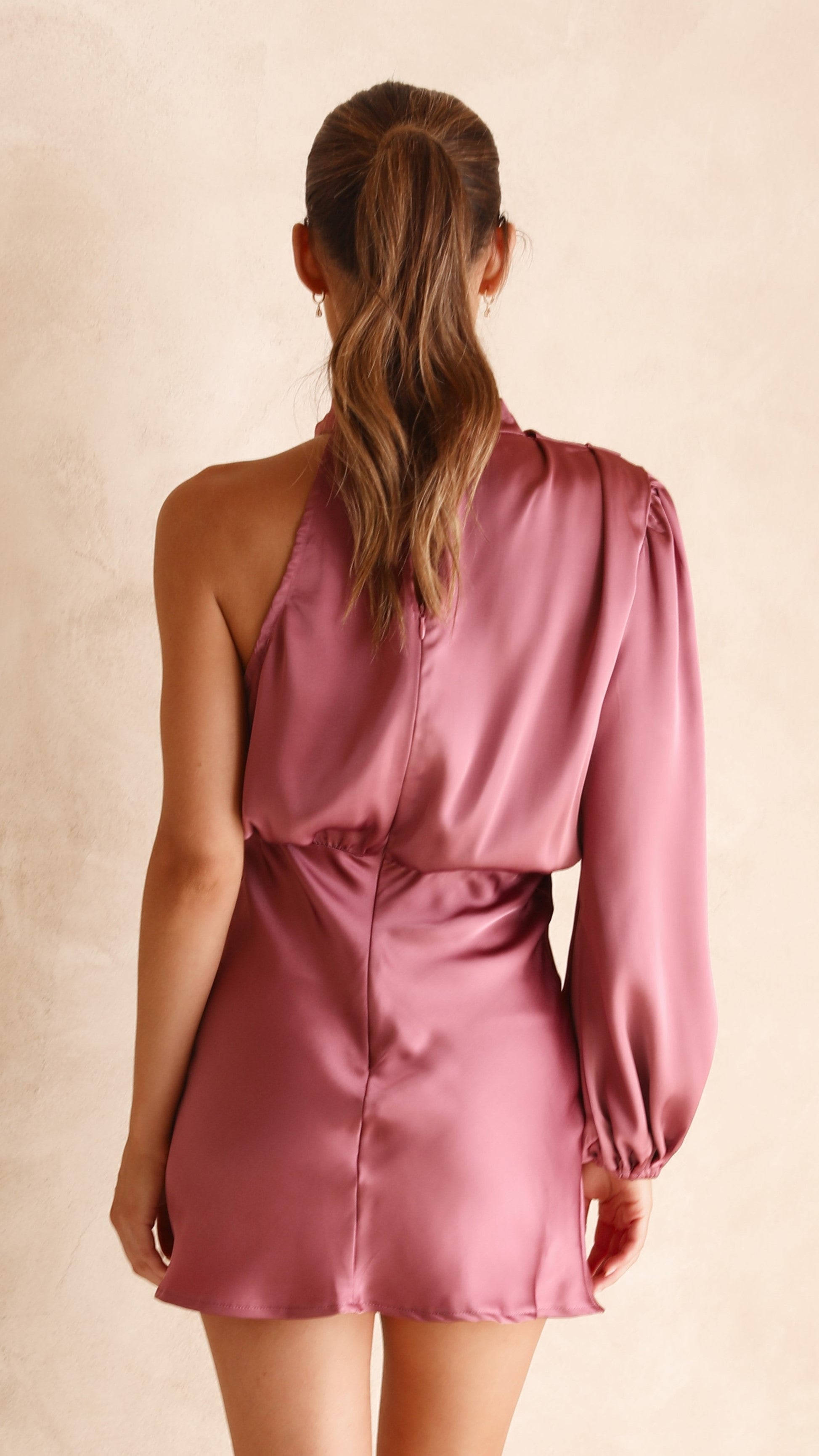 Lissy Mini Dress - Plum-Sunshines Bliss