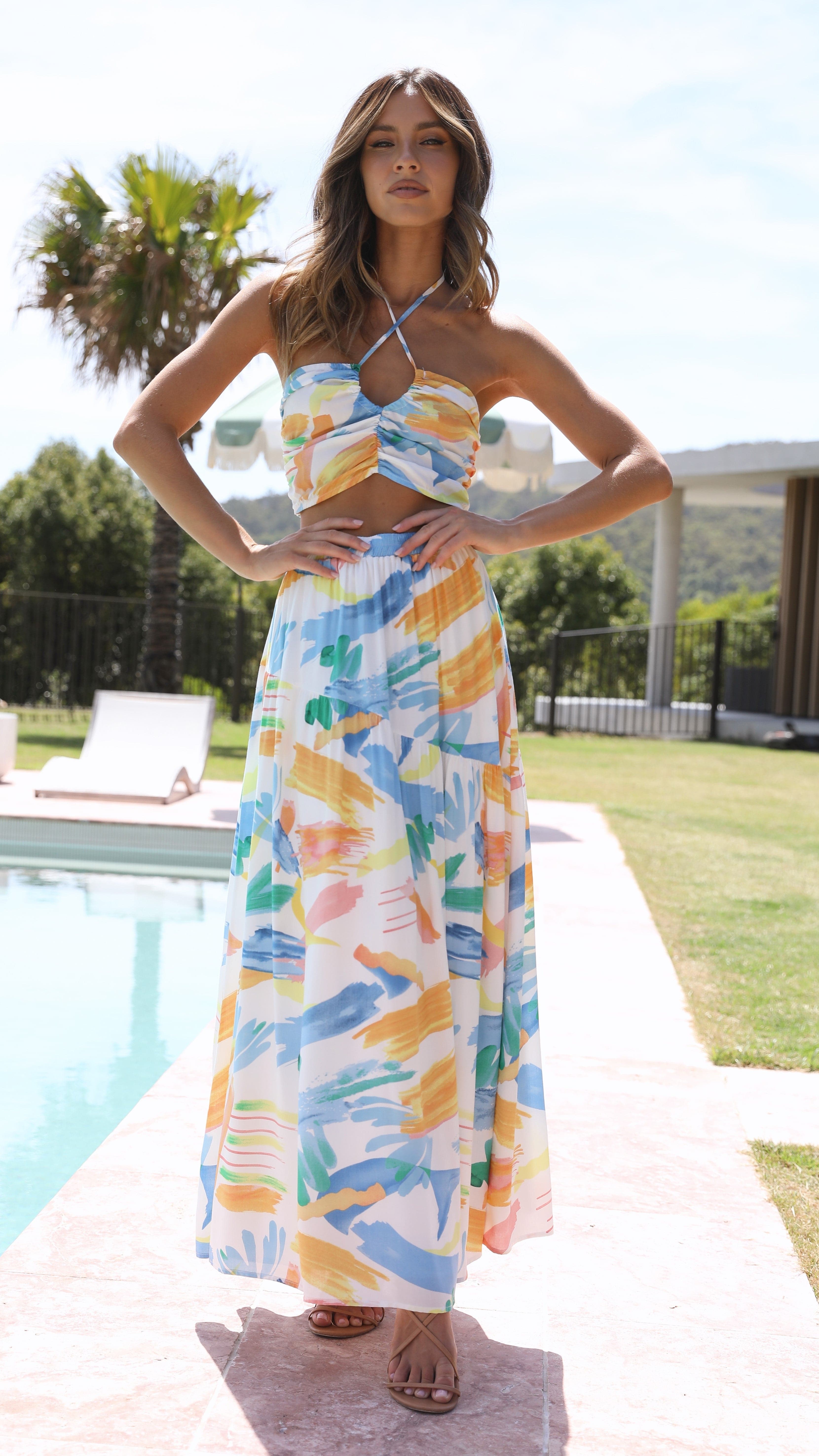 Bronte Maxi Skirt - Splice-Sunshines Bliss