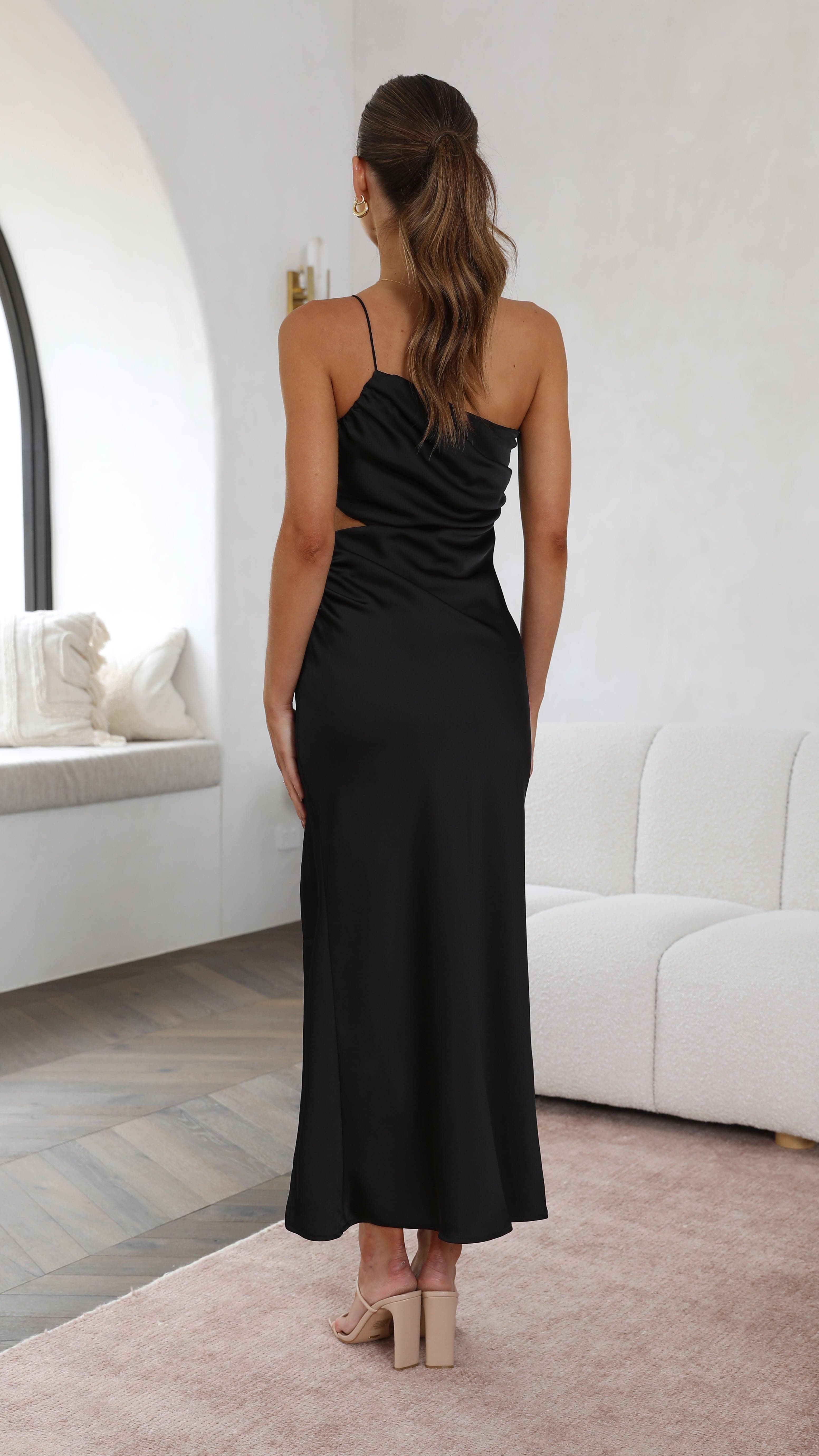 Nyla Maxi Dress - Black-Sunshines Bliss