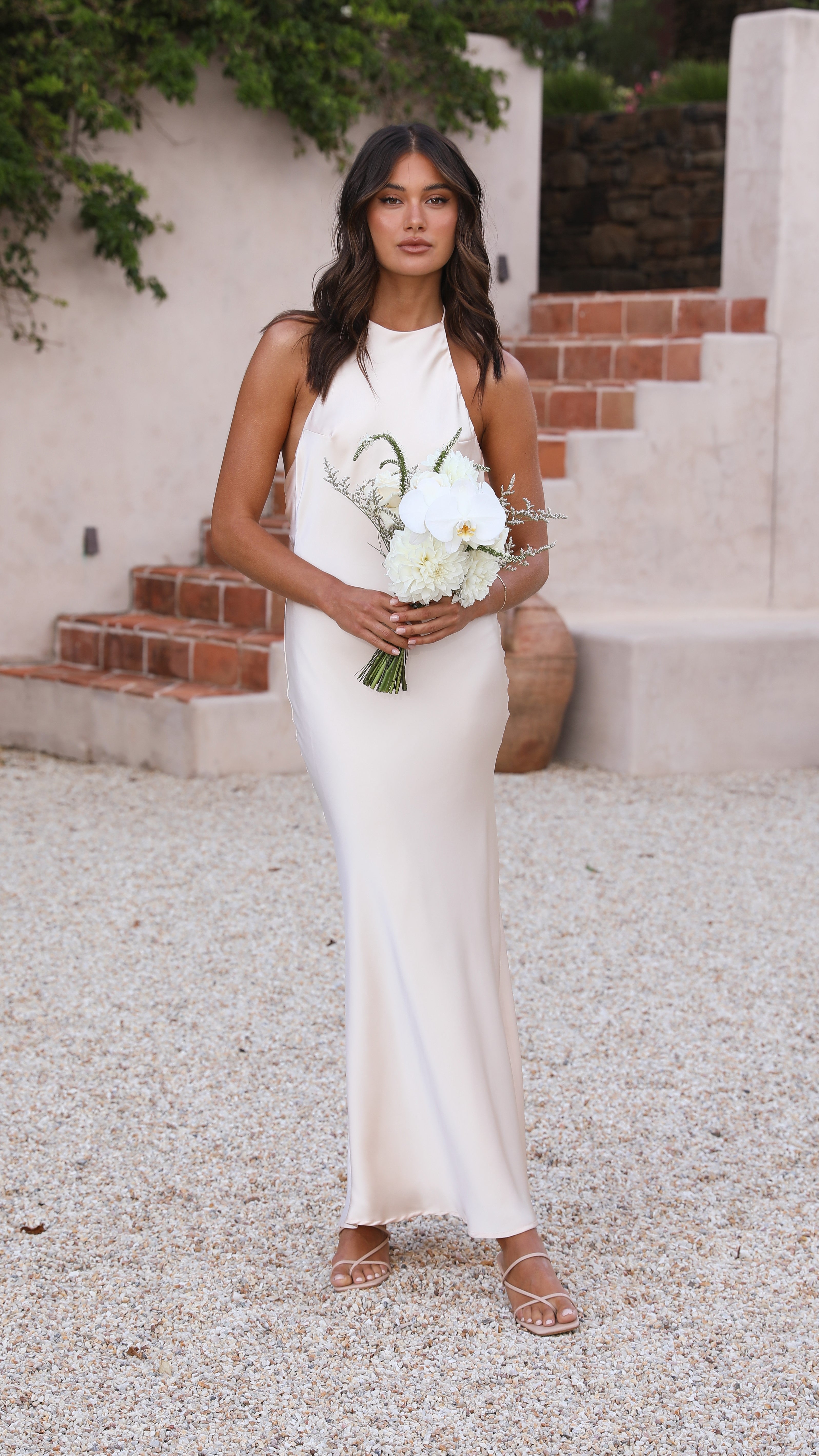 Halsey Maxi Dress - Champagne-Sunshines Bliss