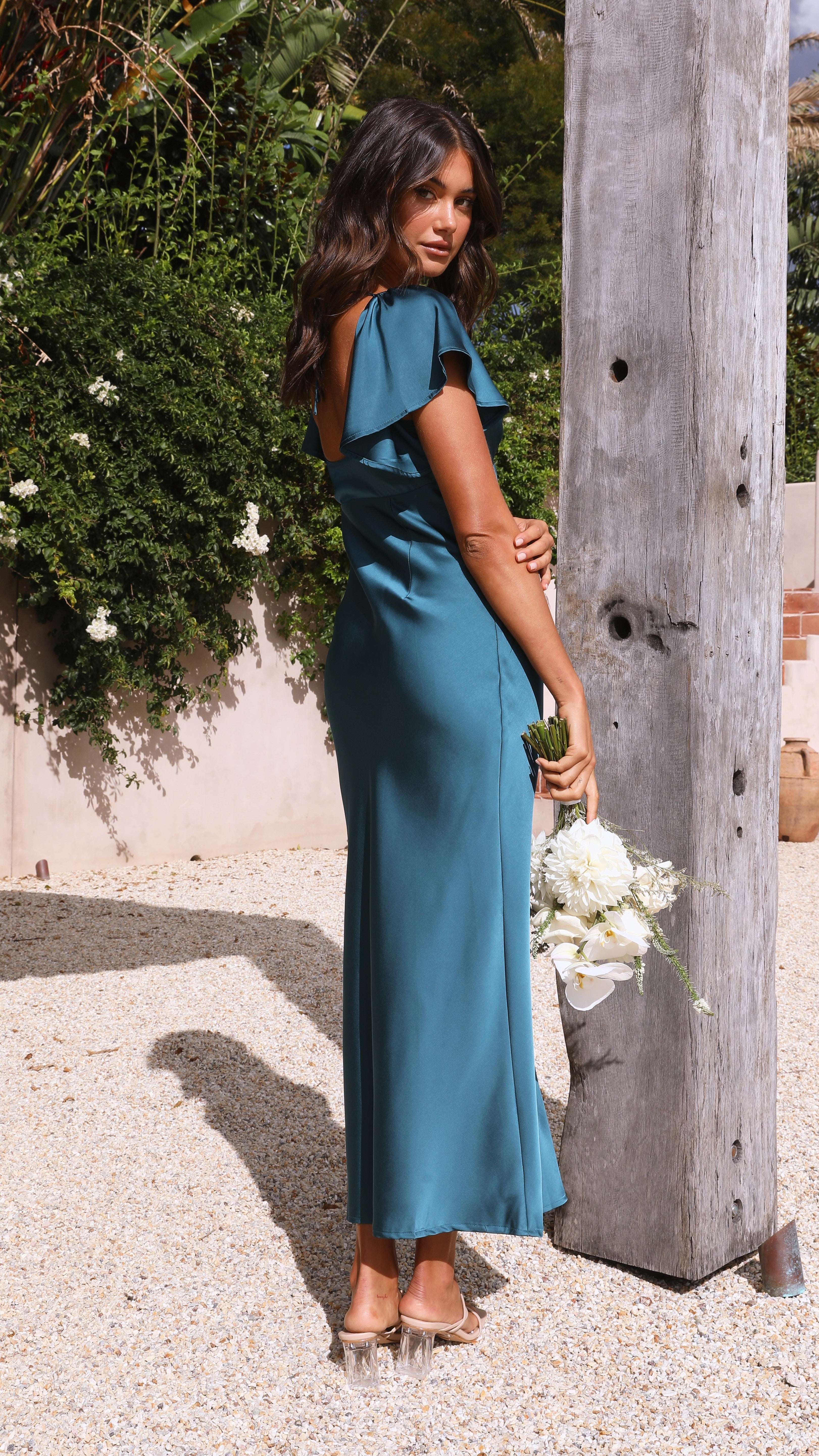 Carmen Midi Dress - Teal-Sunshines Bliss