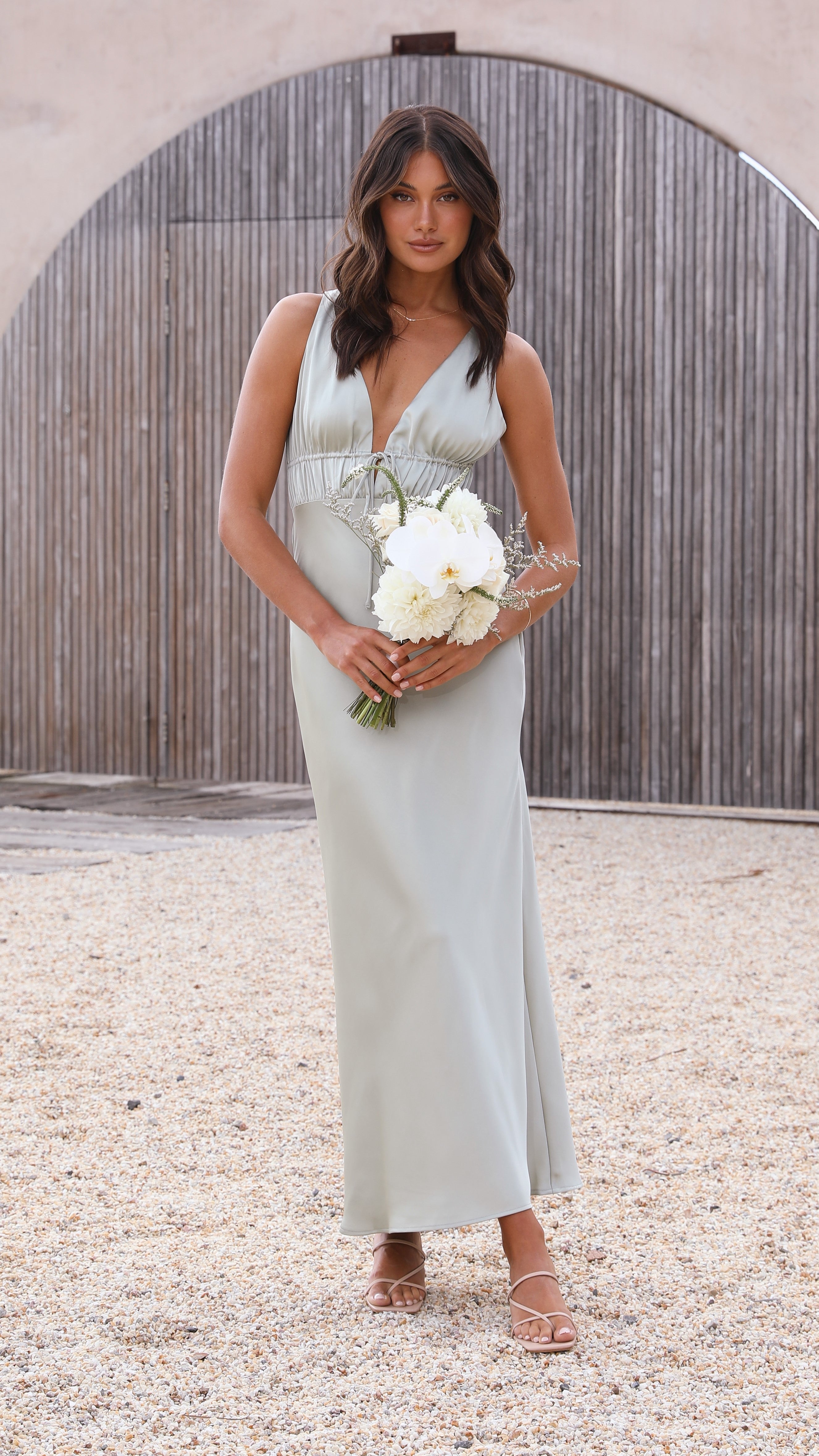 Amber Maxi Dress - Olive-Sunshines Bliss