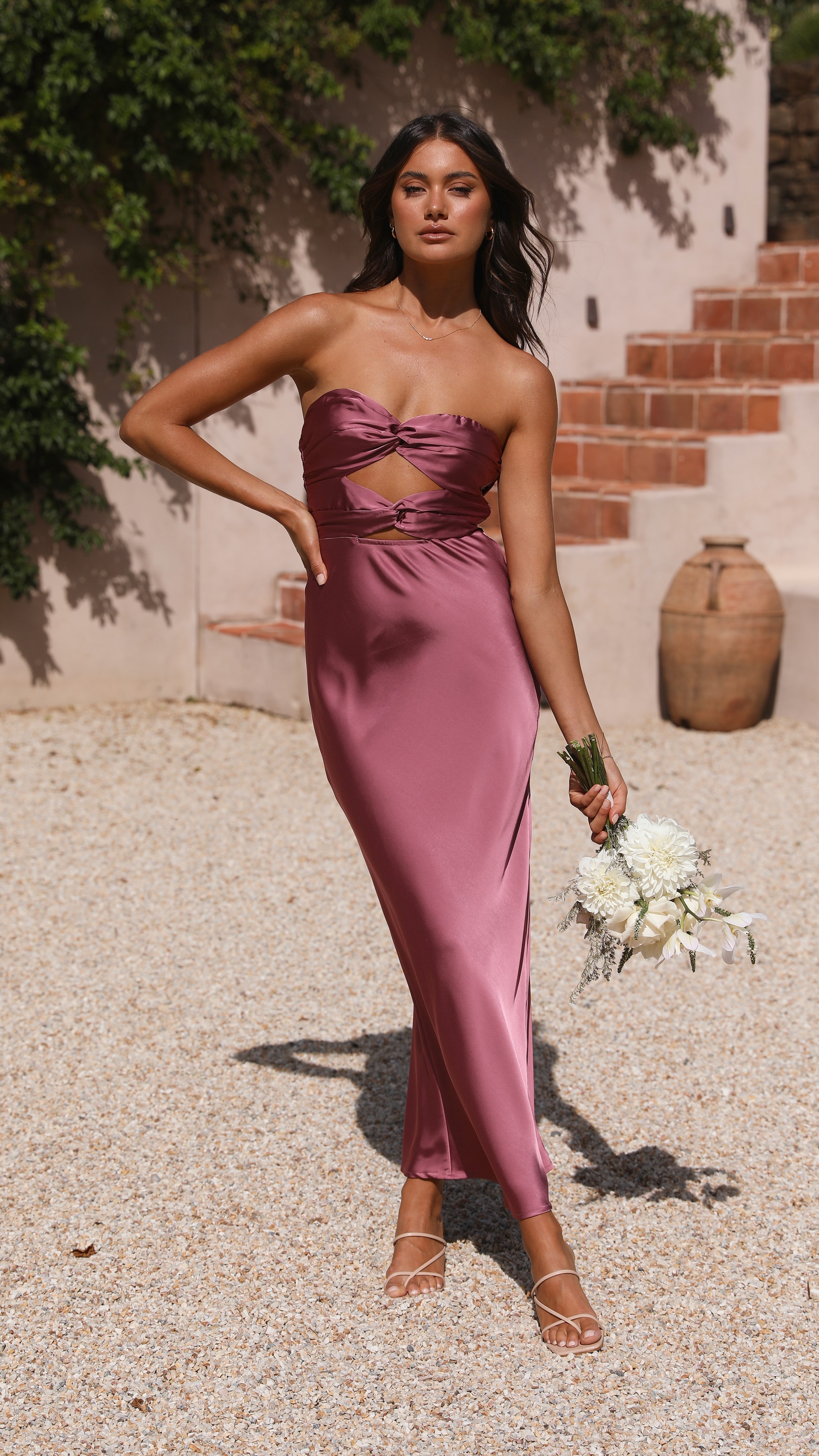 Izy Maxi Dress - Plum-Sunshines Bliss