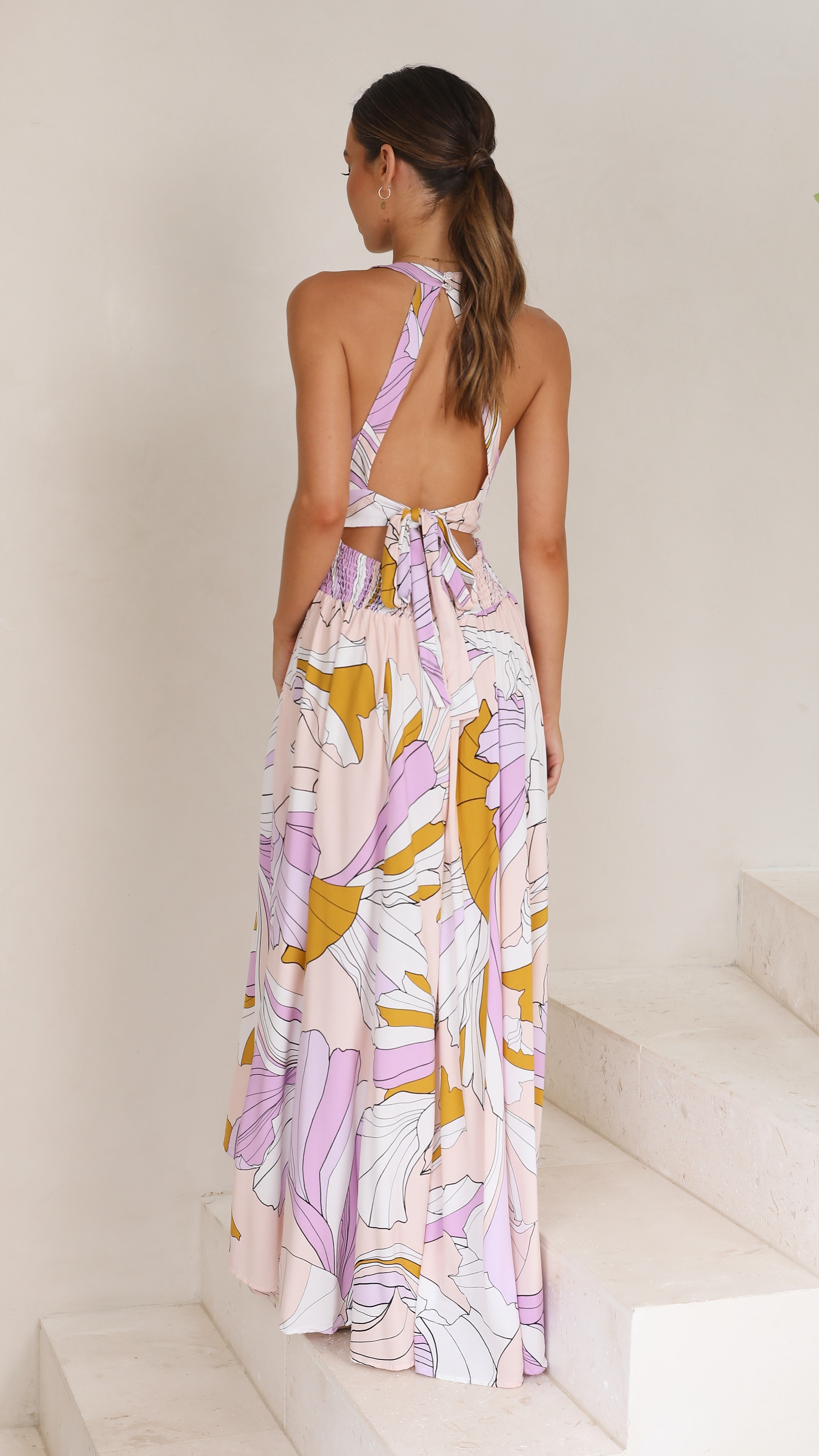 Endless Summer Maxi Dress - Lavender Swirl-Sunshines Bliss