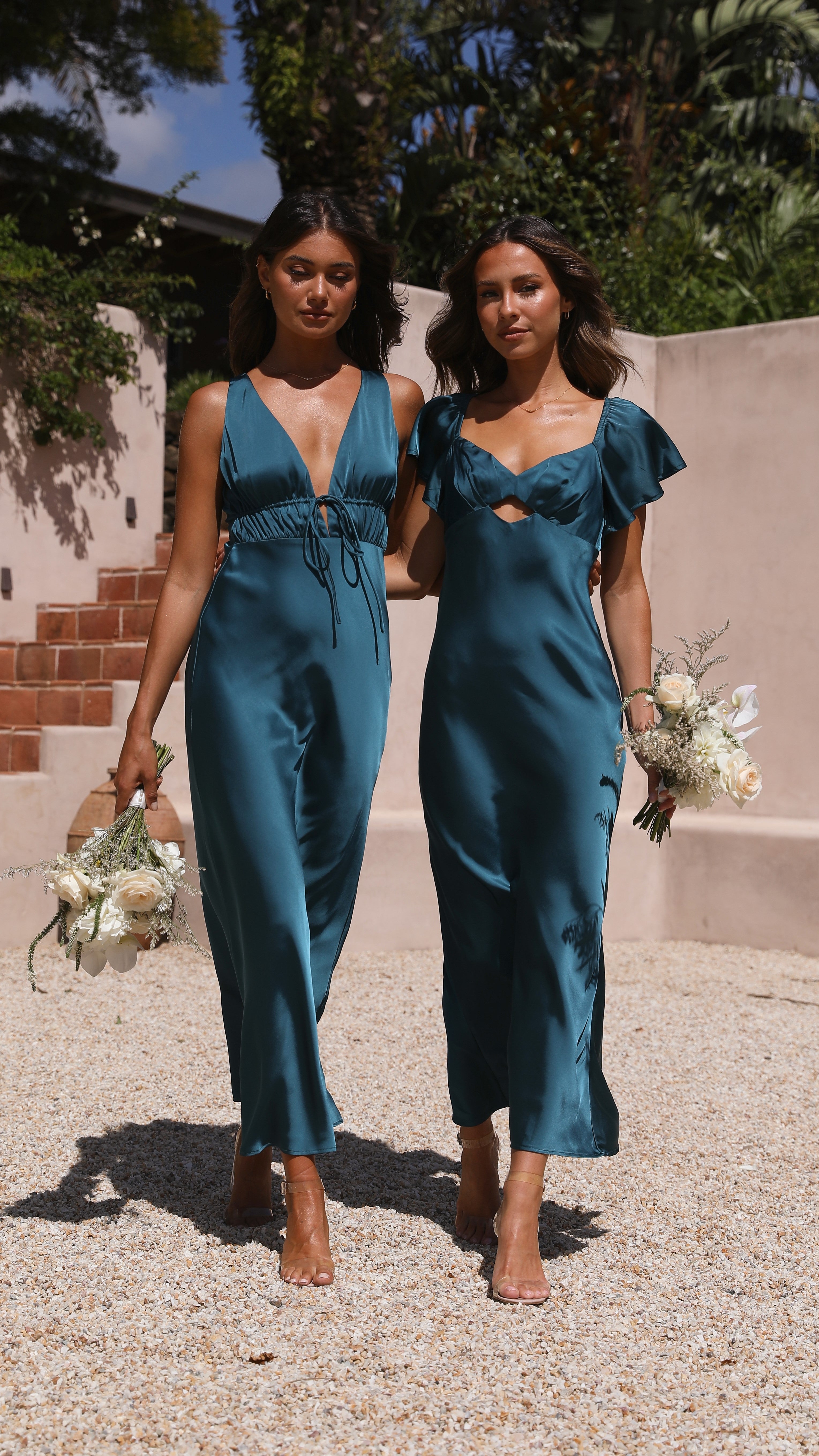 Amber Maxi Dress - Teal-Sunshines Bliss