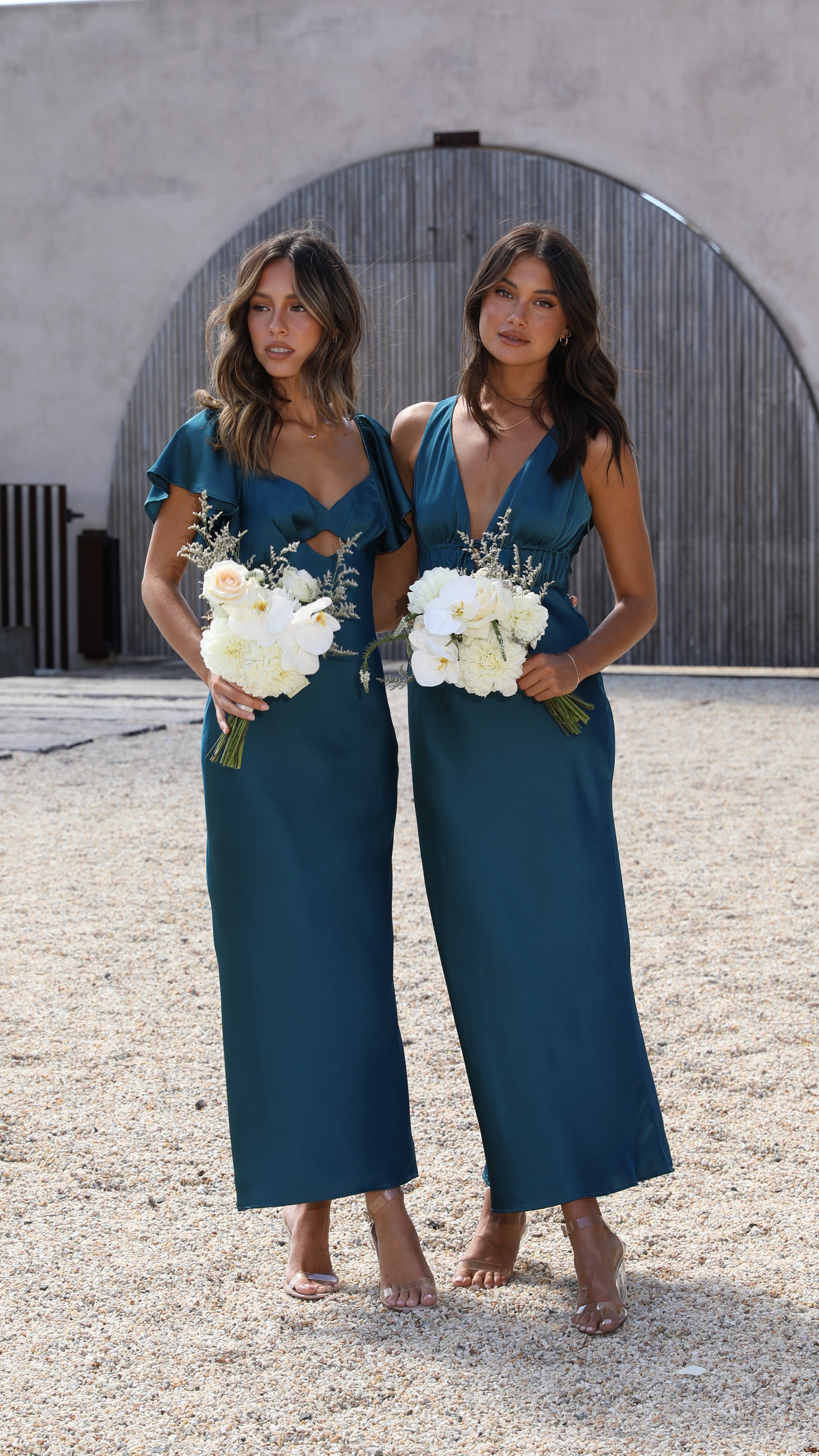Amber Maxi Dress - Teal-Sunshines Bliss