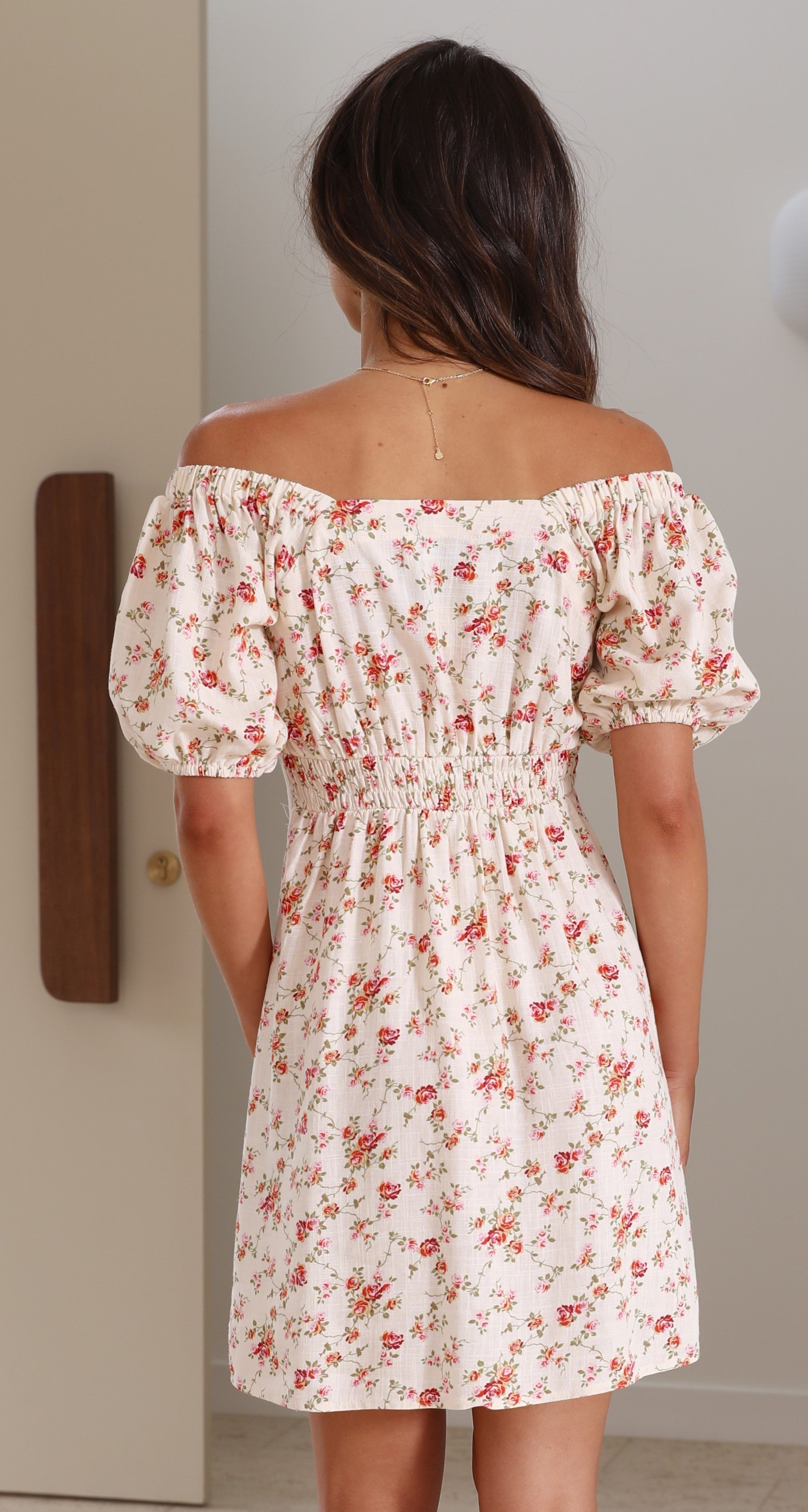 Caroline Mini Dress - Rosie Print-Sunshines Bliss