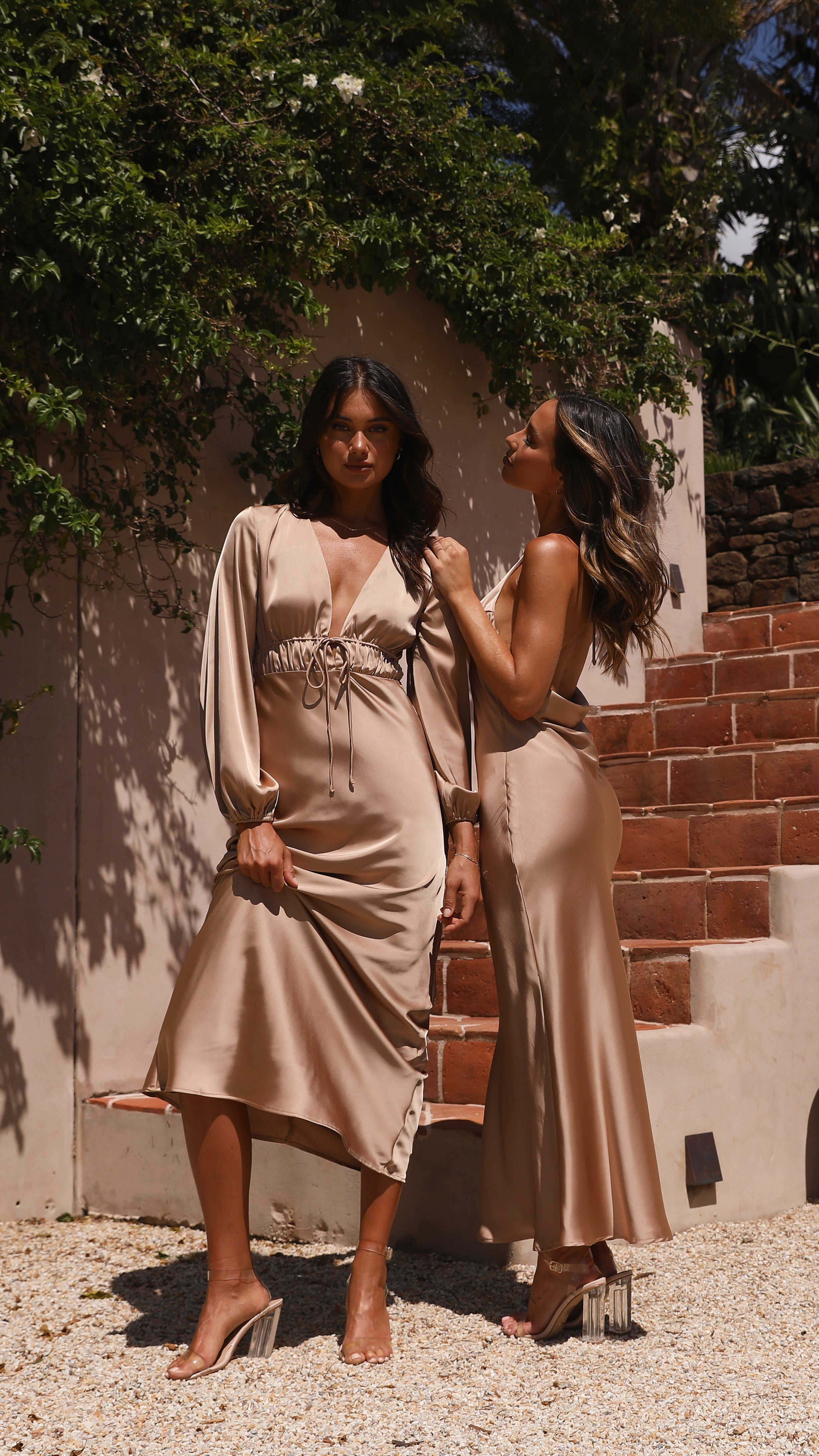 Amara Maxi Dress - Latte-Sunshines Bliss