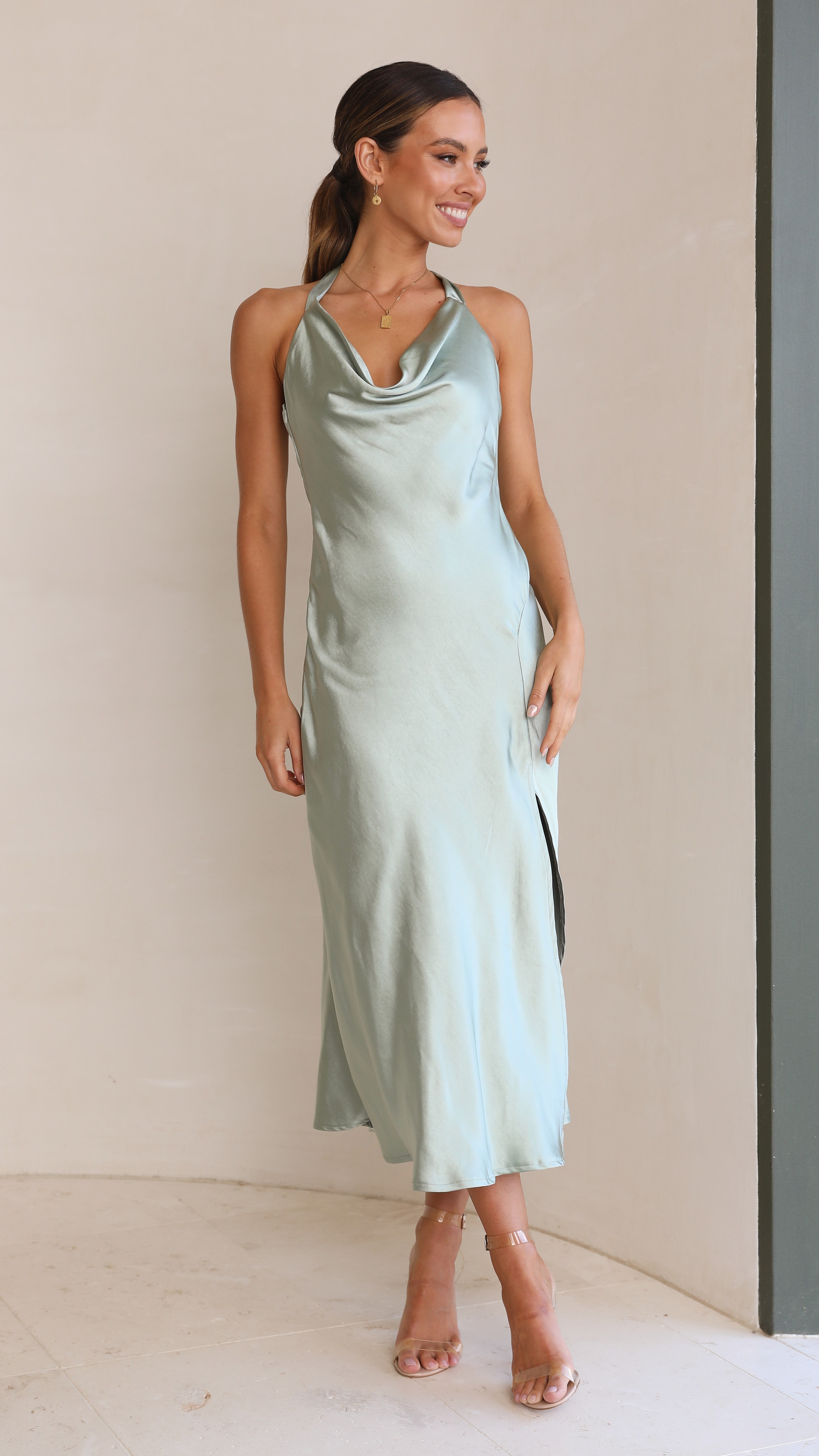 Sian Maxi Dress - Sage-Sunshines Bliss