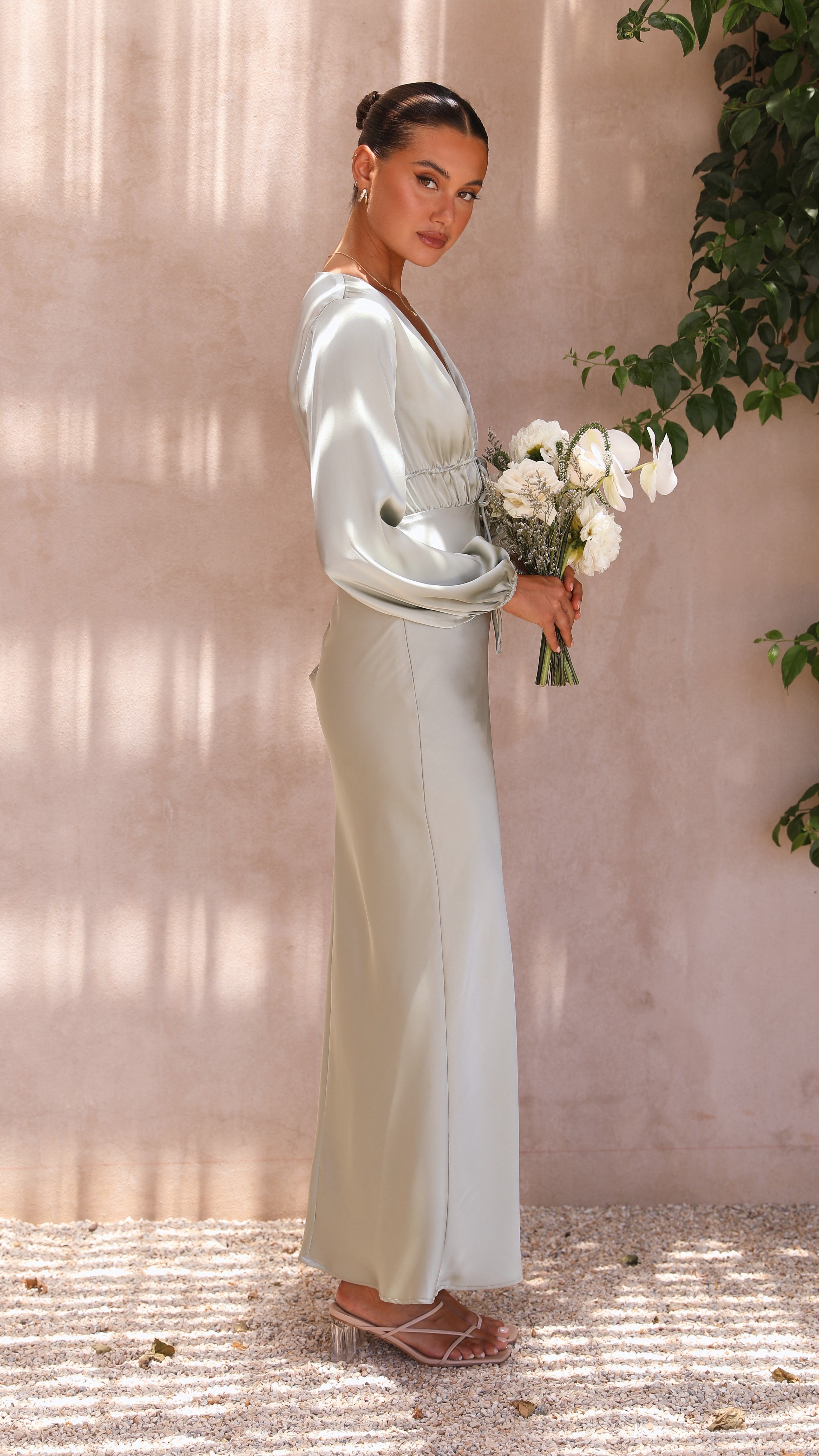 Amara Maxi Dress - Olive-Sunshines Bliss