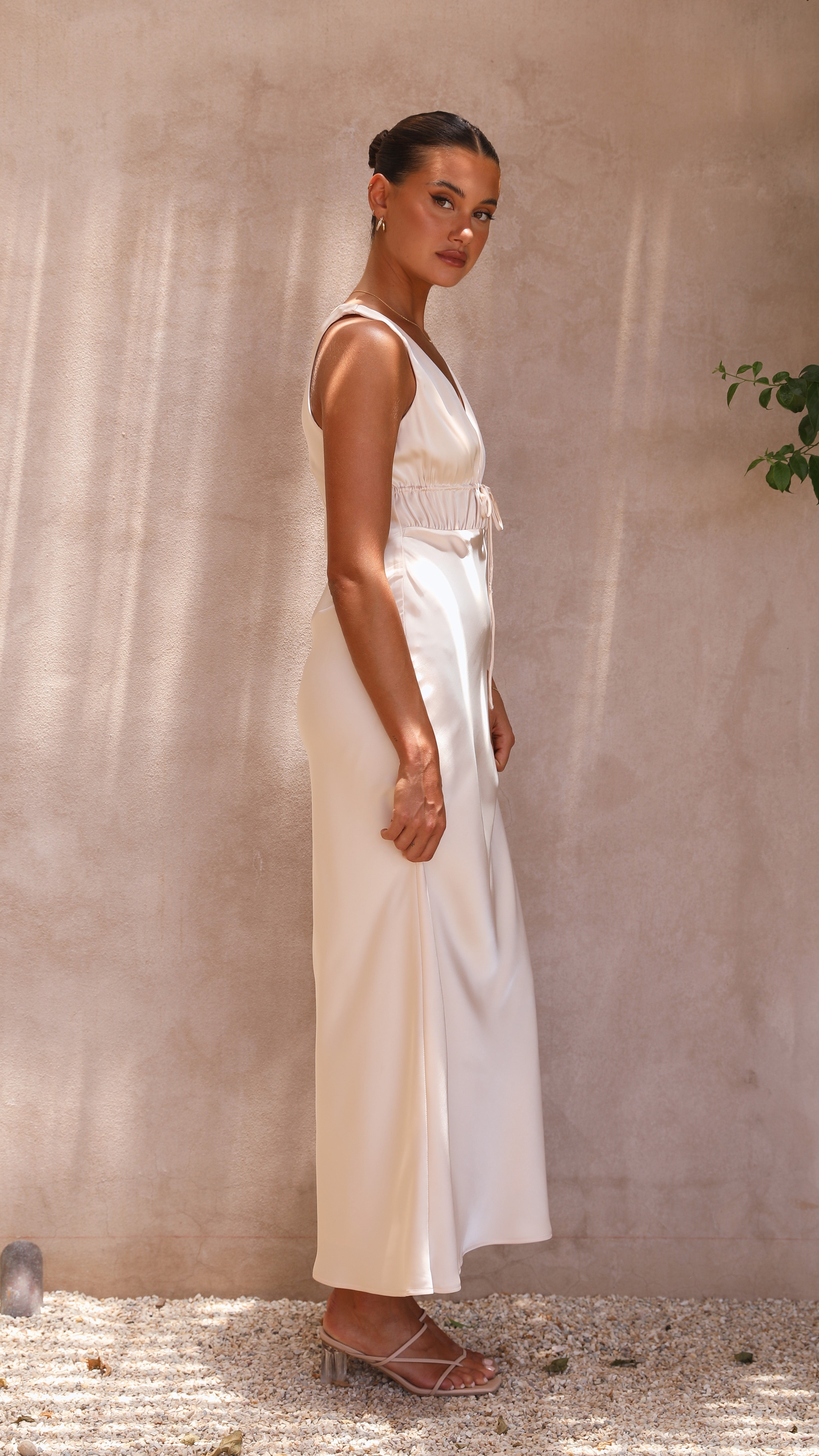 Amber Maxi Dress - Champagne-Sunshines Bliss
