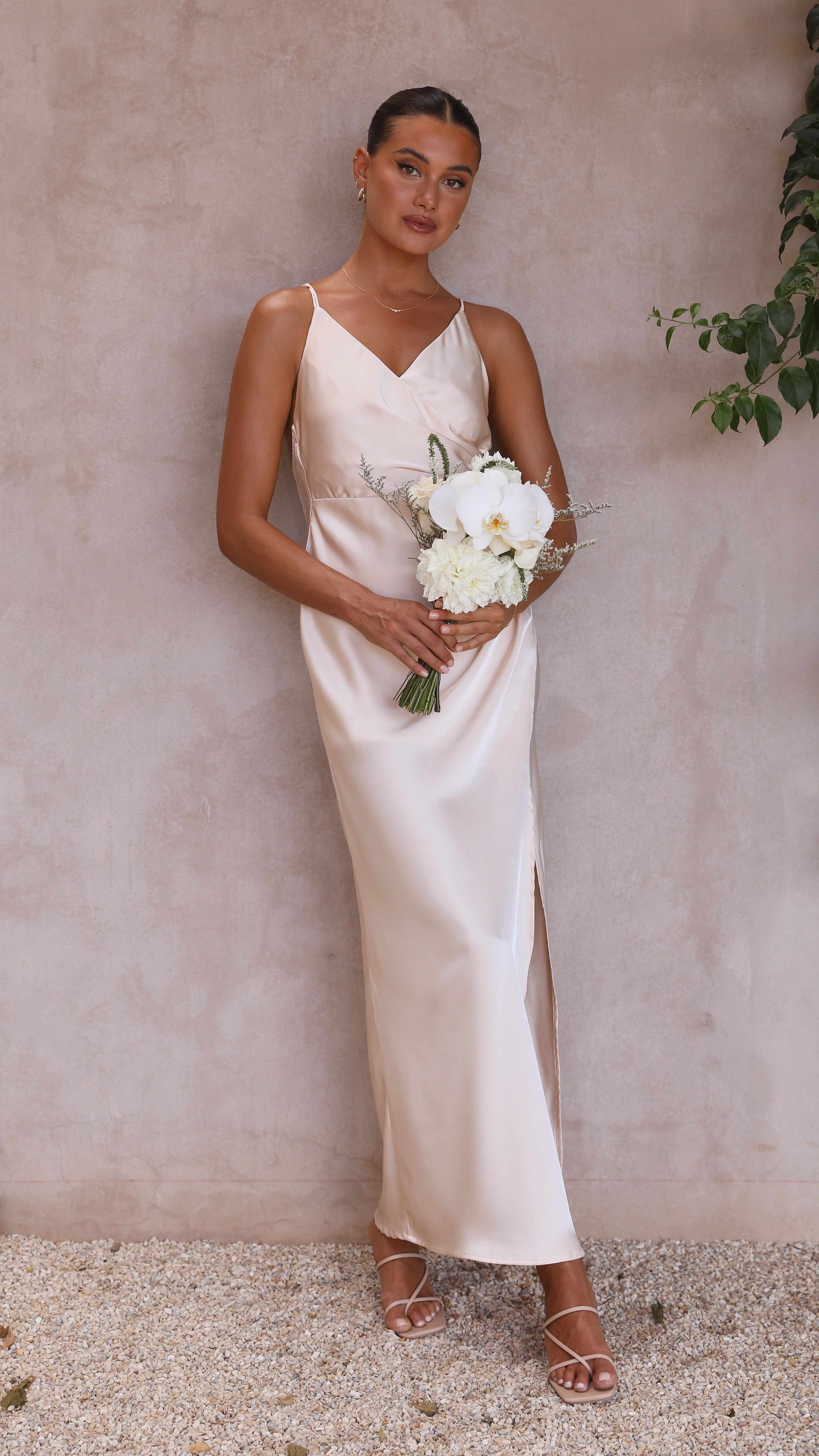 Faith Maxi Dress - Champagne-Sunshines Bliss