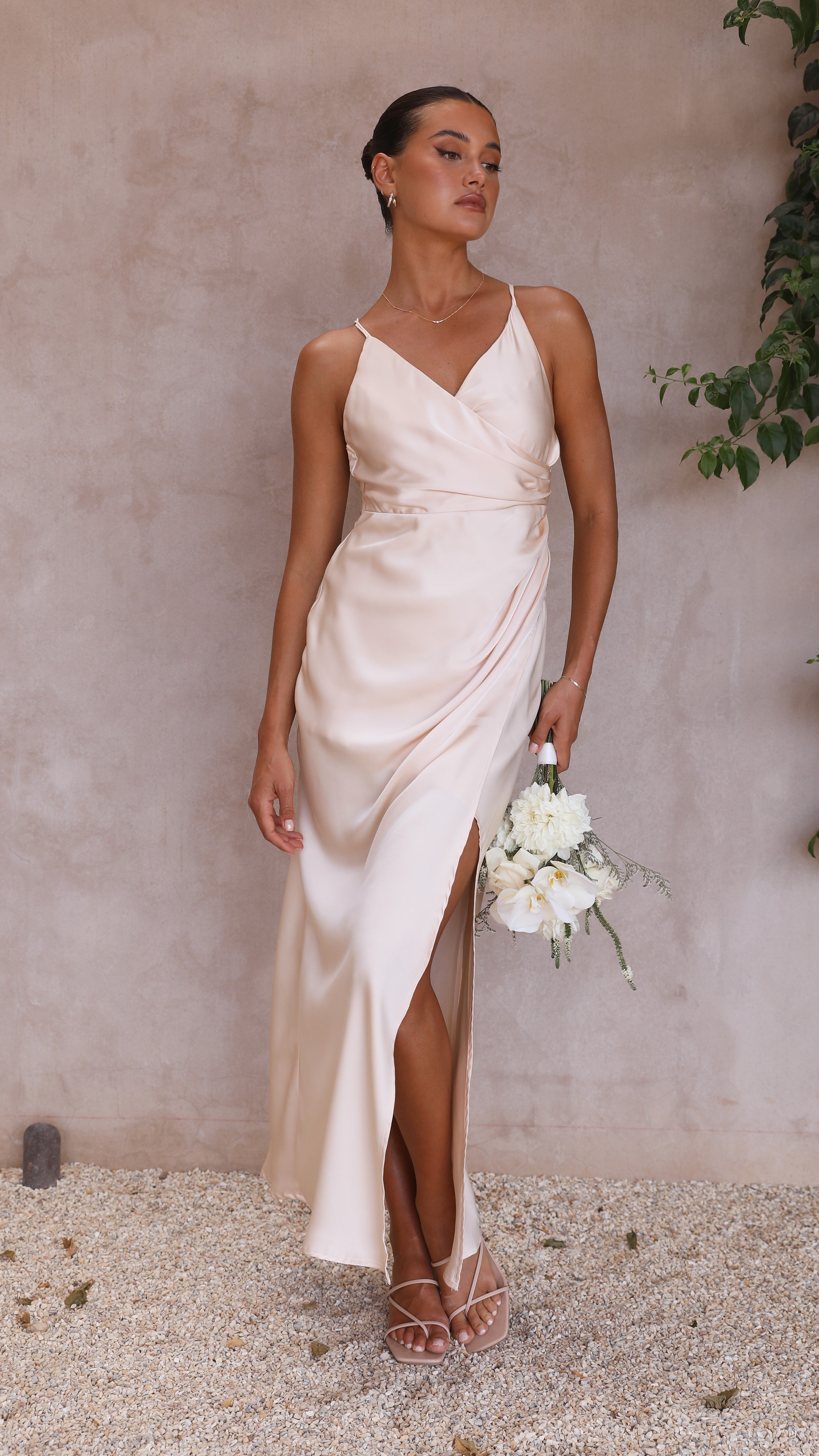Faith Maxi Dress - Champagne-Sunshines Bliss