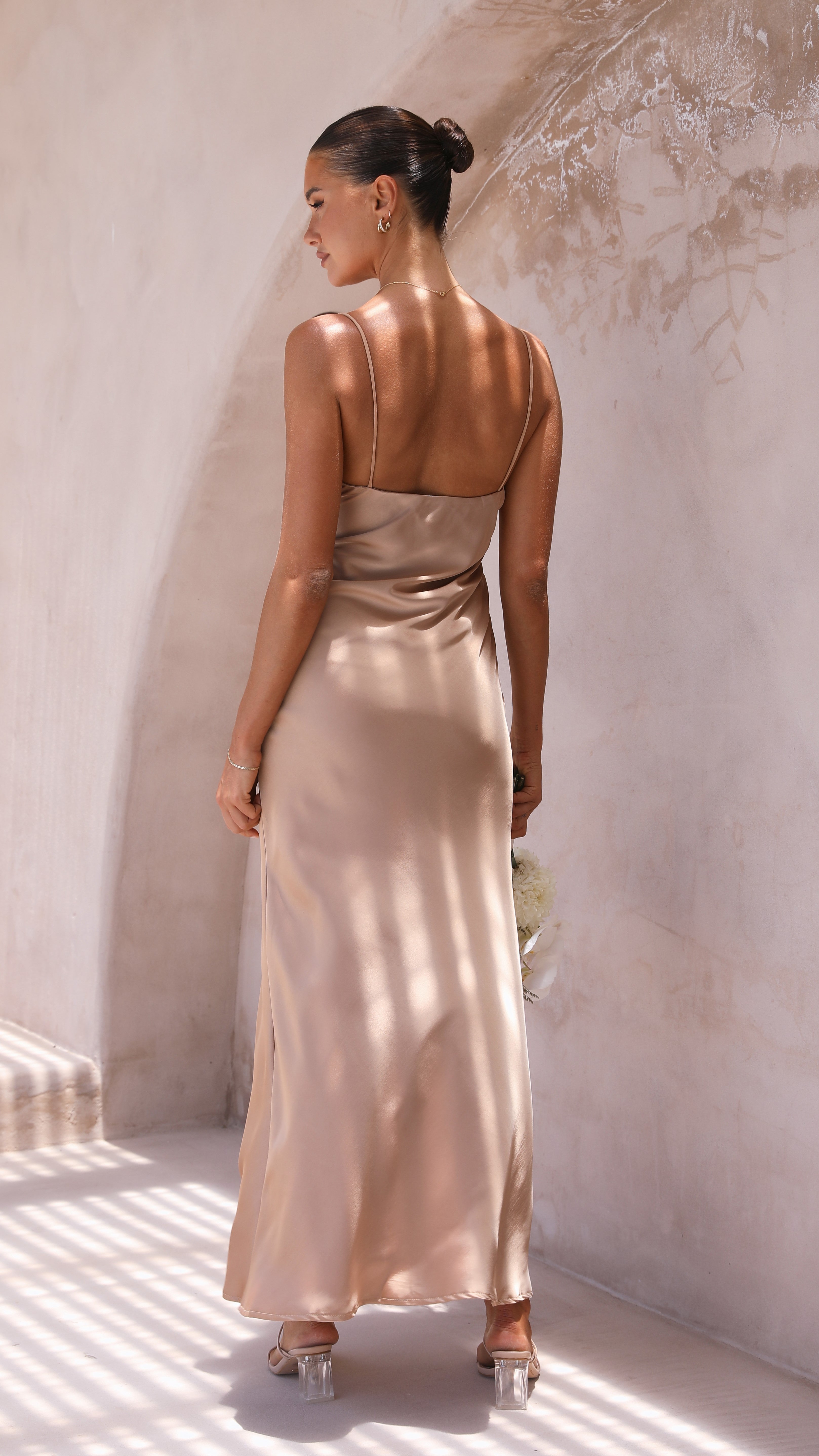 Ziah Maxi Dress - Latte-Sunshines Bliss
