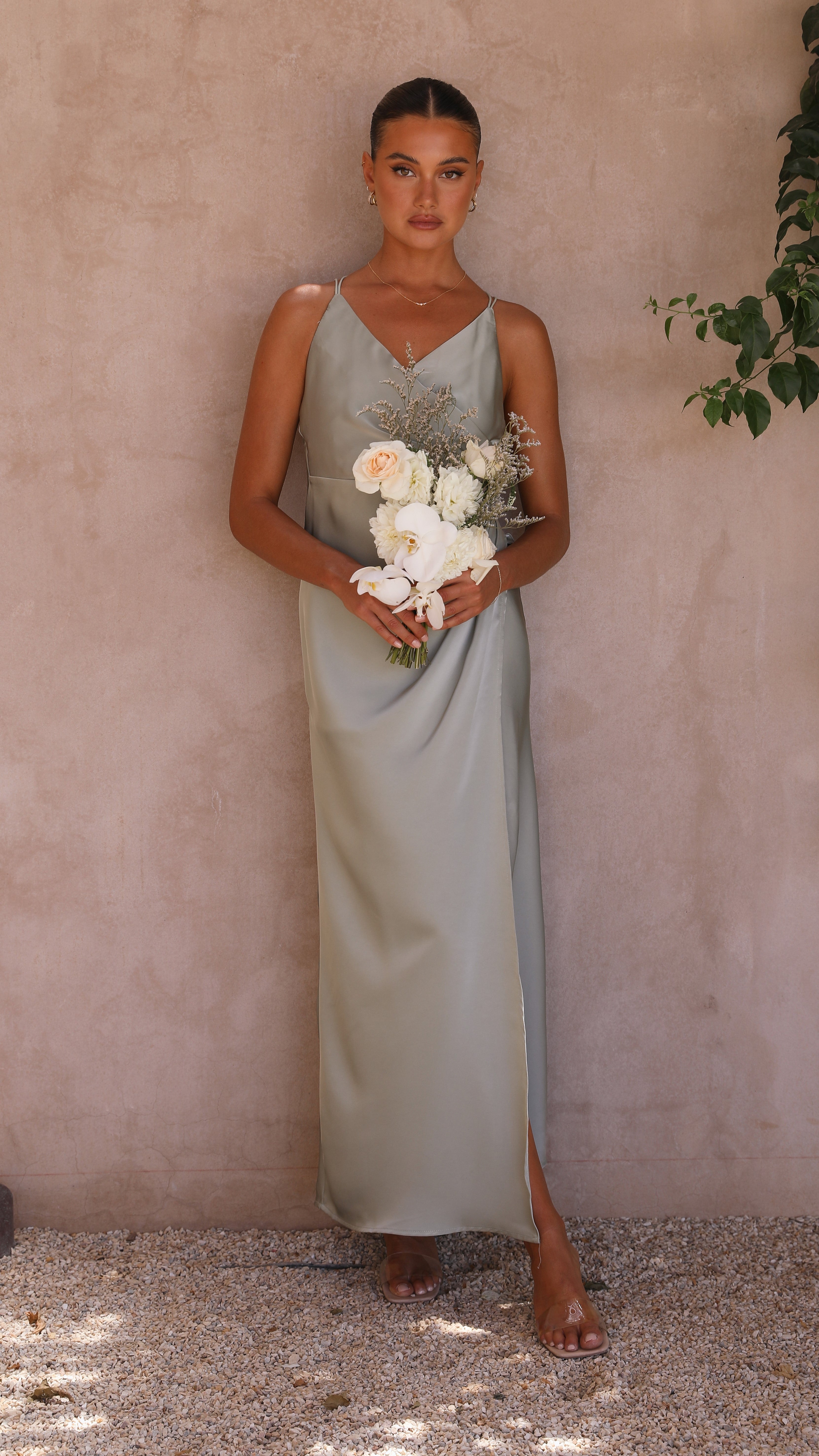 Faith Maxi Dress - Olive-Sunshines Bliss