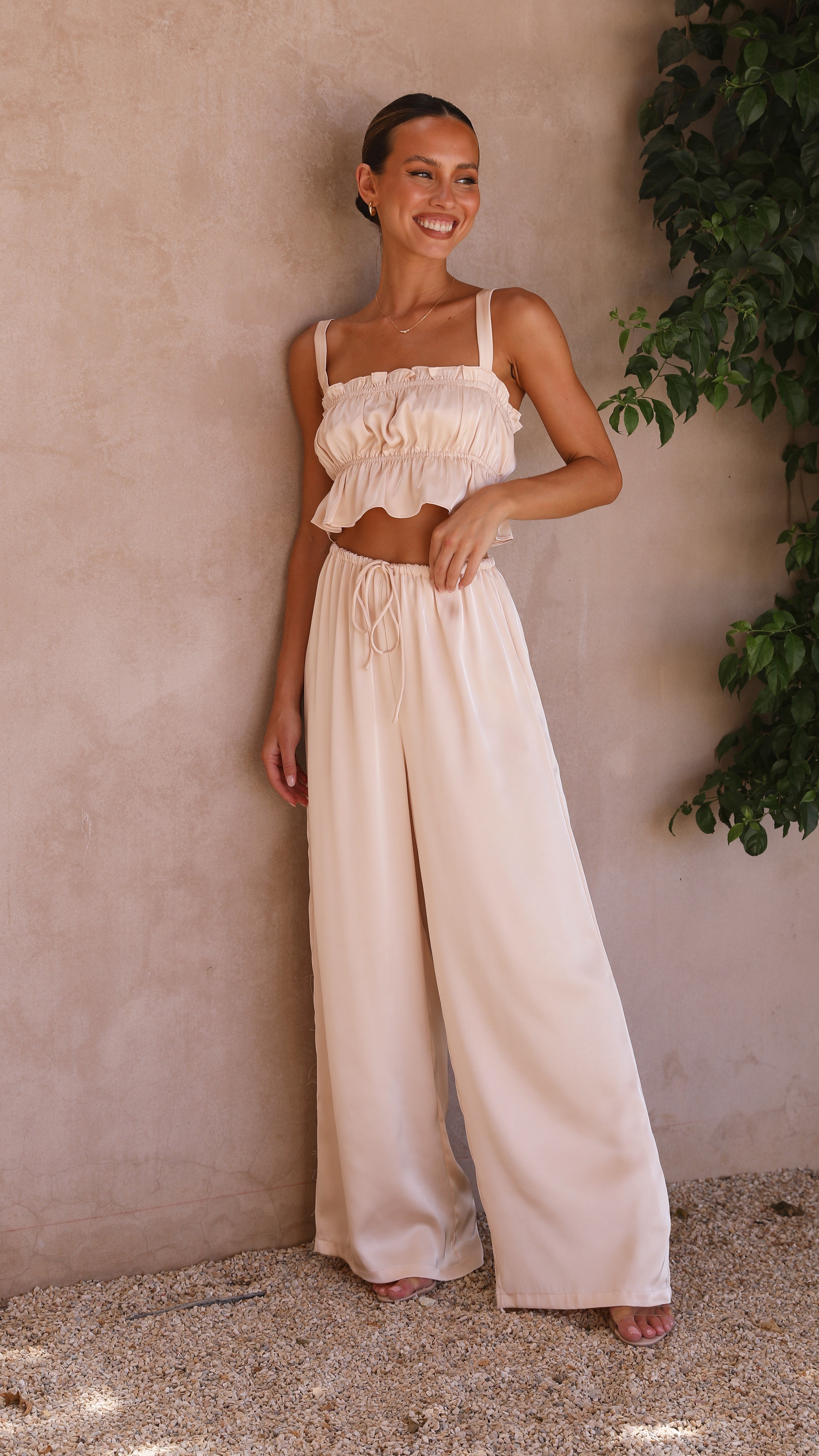 Zuri Pants - Champagne-Sunshines Bliss