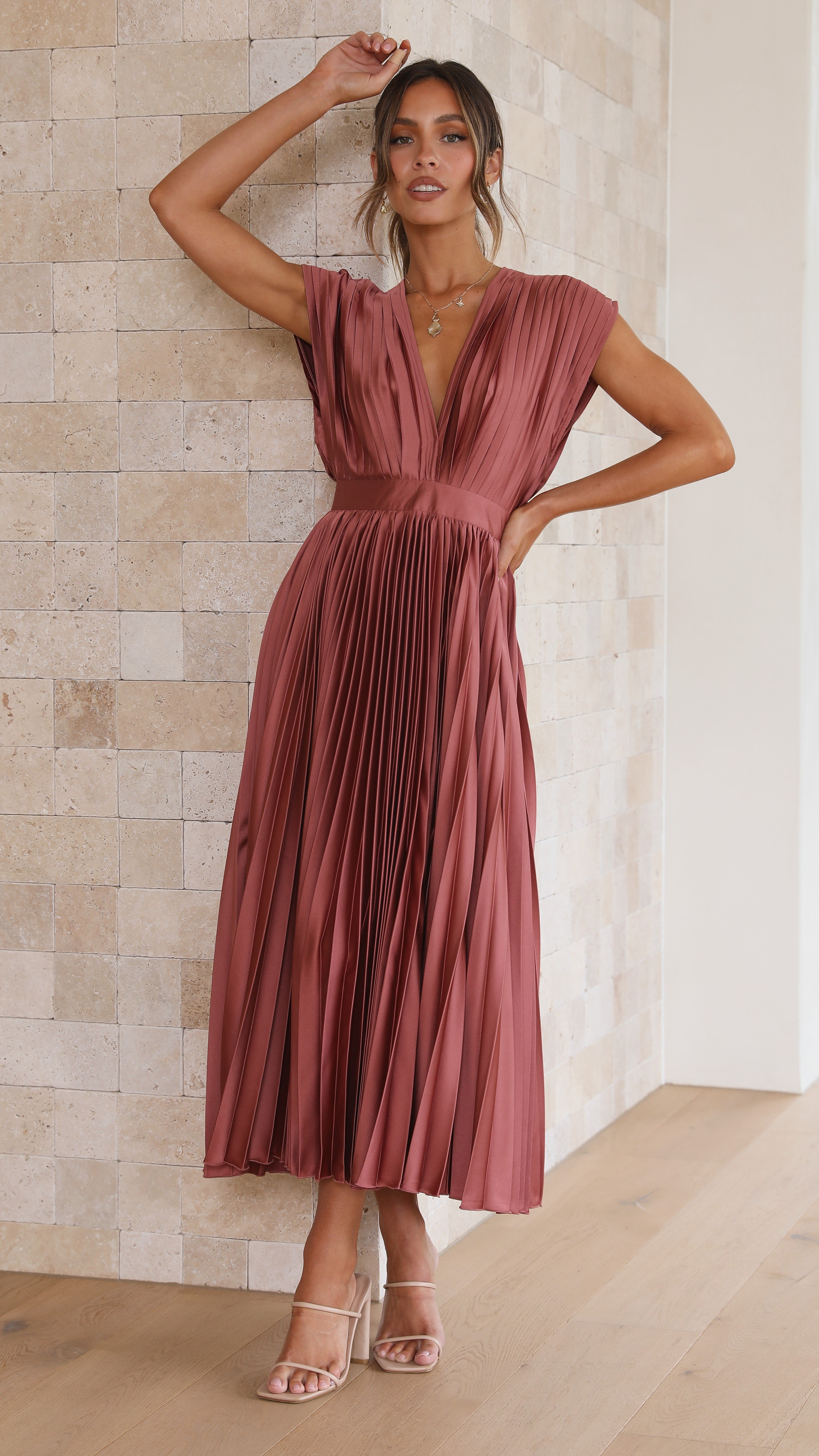 Gina Maxi Dress - Chocolate-Sunshines Bliss
