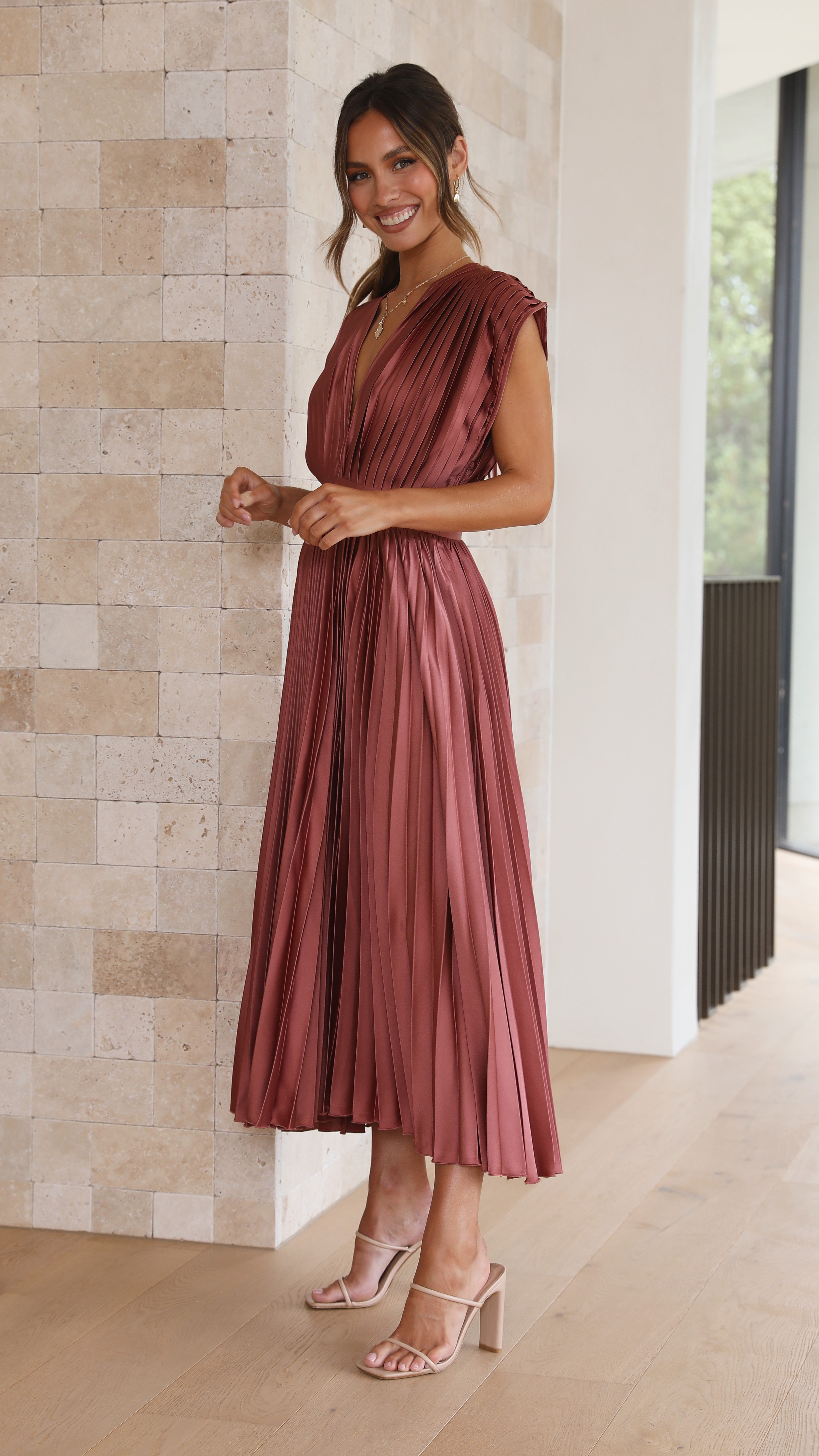 Gina Maxi Dress - Chocolate-Sunshines Bliss