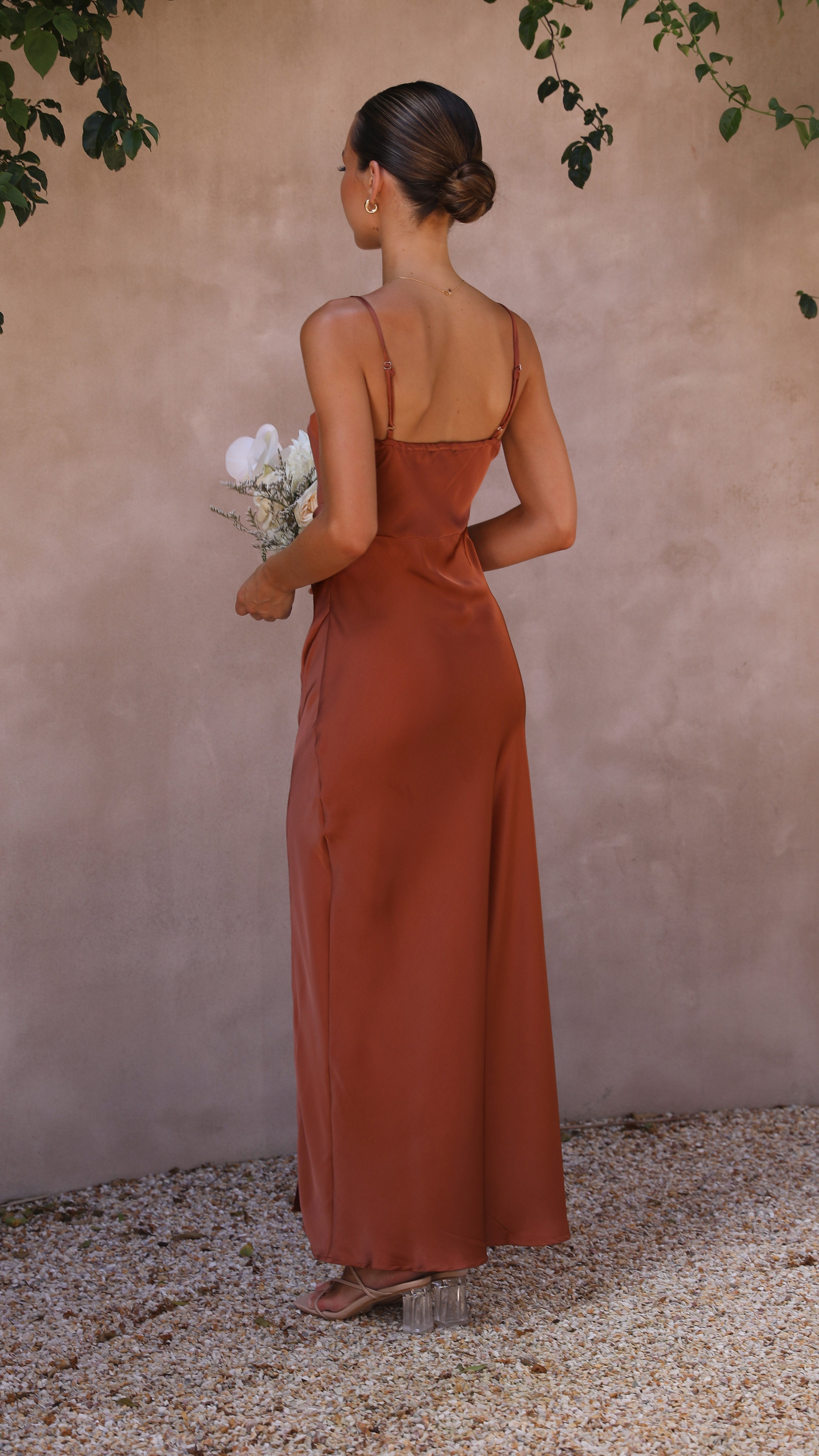 Ilana Maxi Dress - Copper-Sunshines Bliss