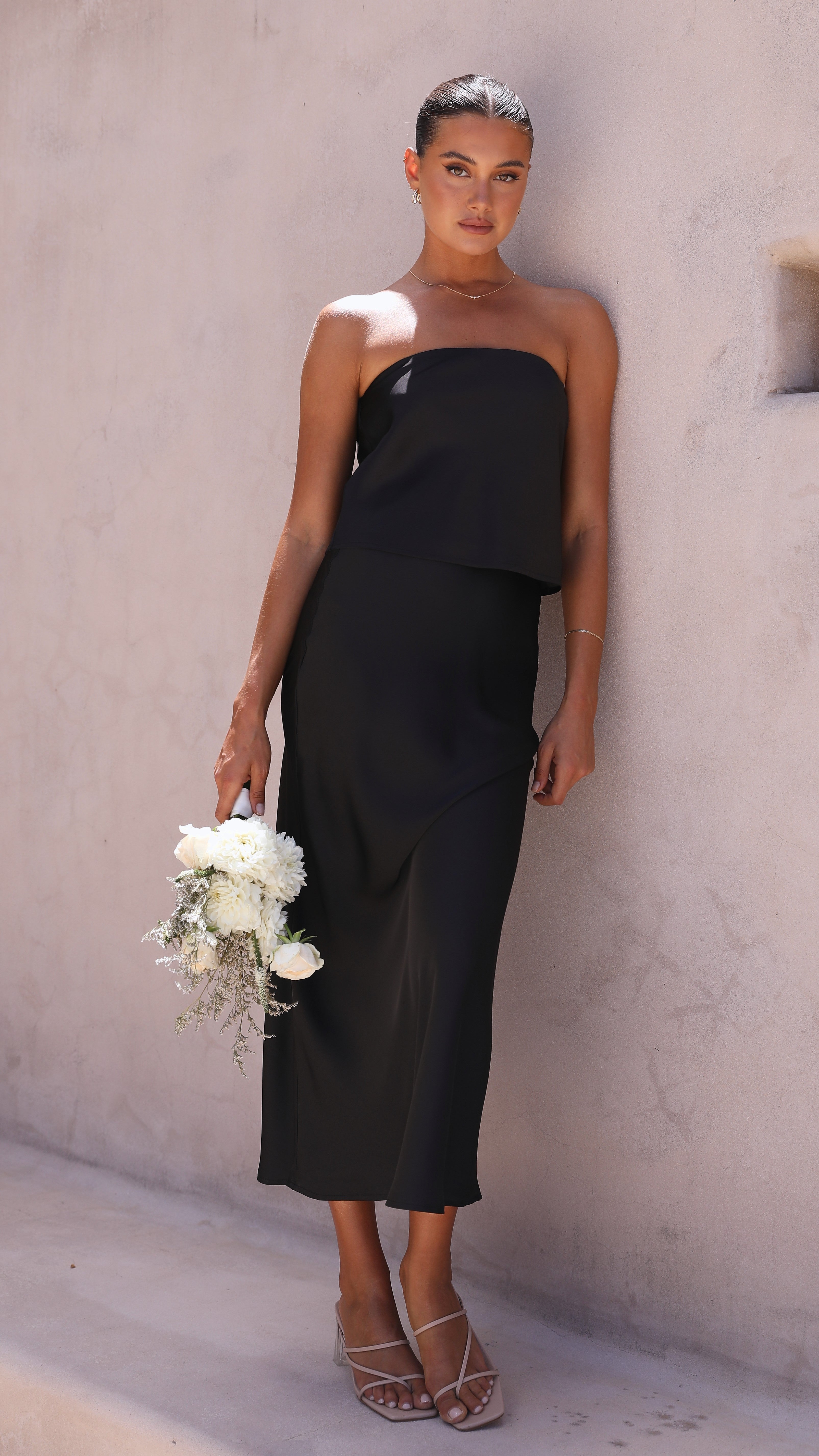 Esther Maxi Skirt - Black-Sunshines Bliss