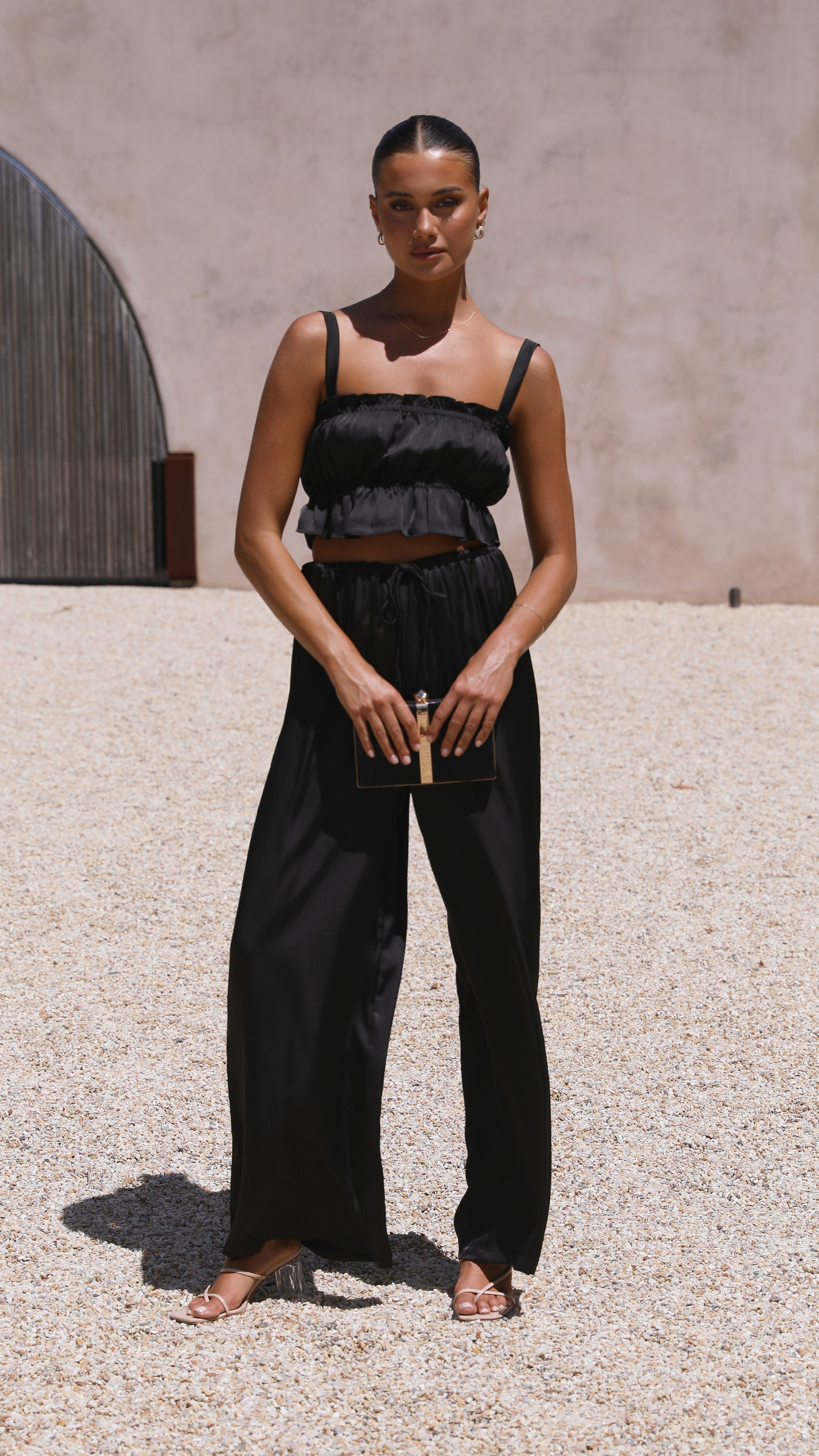 Zuri Pants - Black-Sunshines Bliss