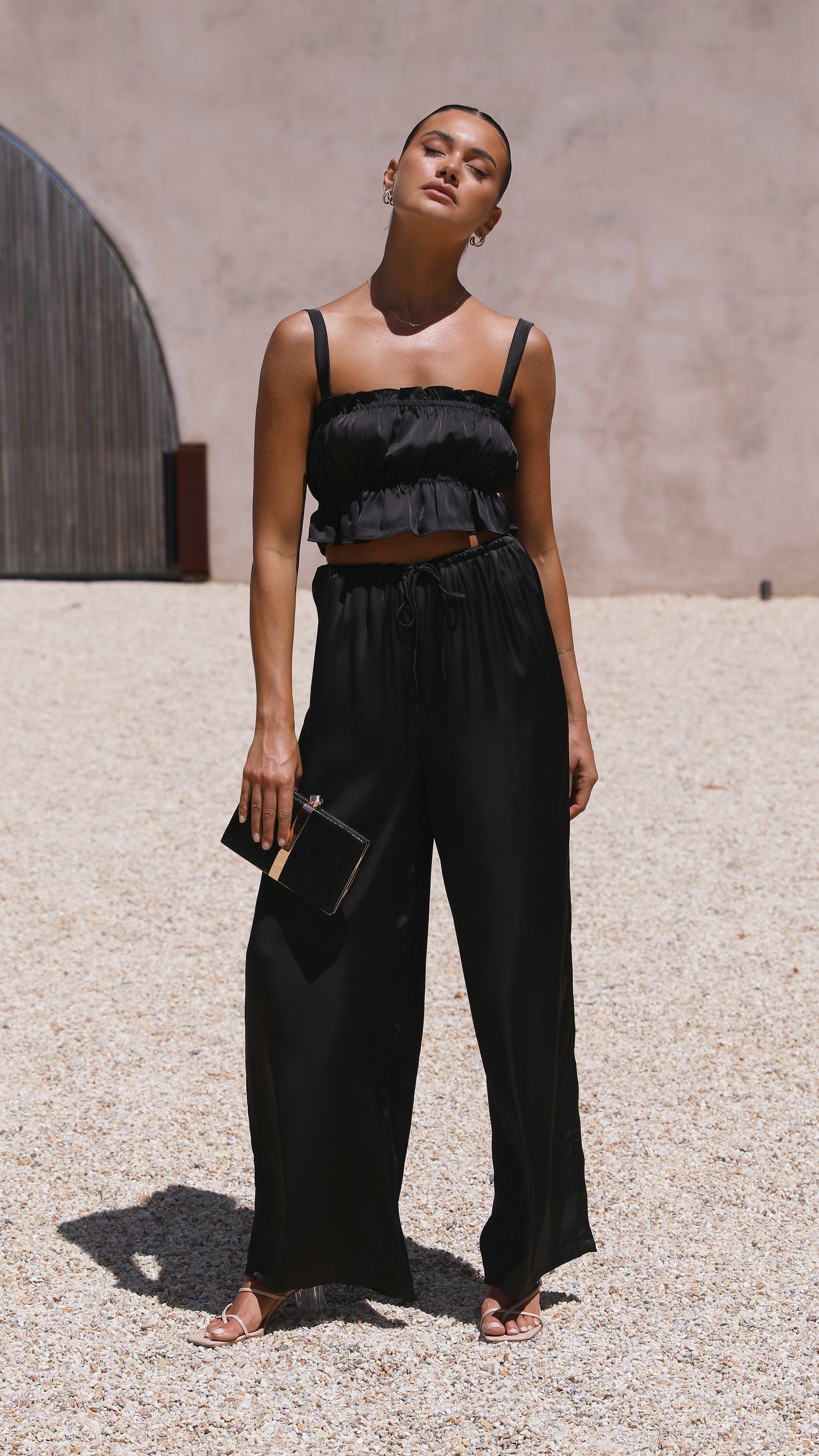 Zuri Pants - Black-Sunshines Bliss