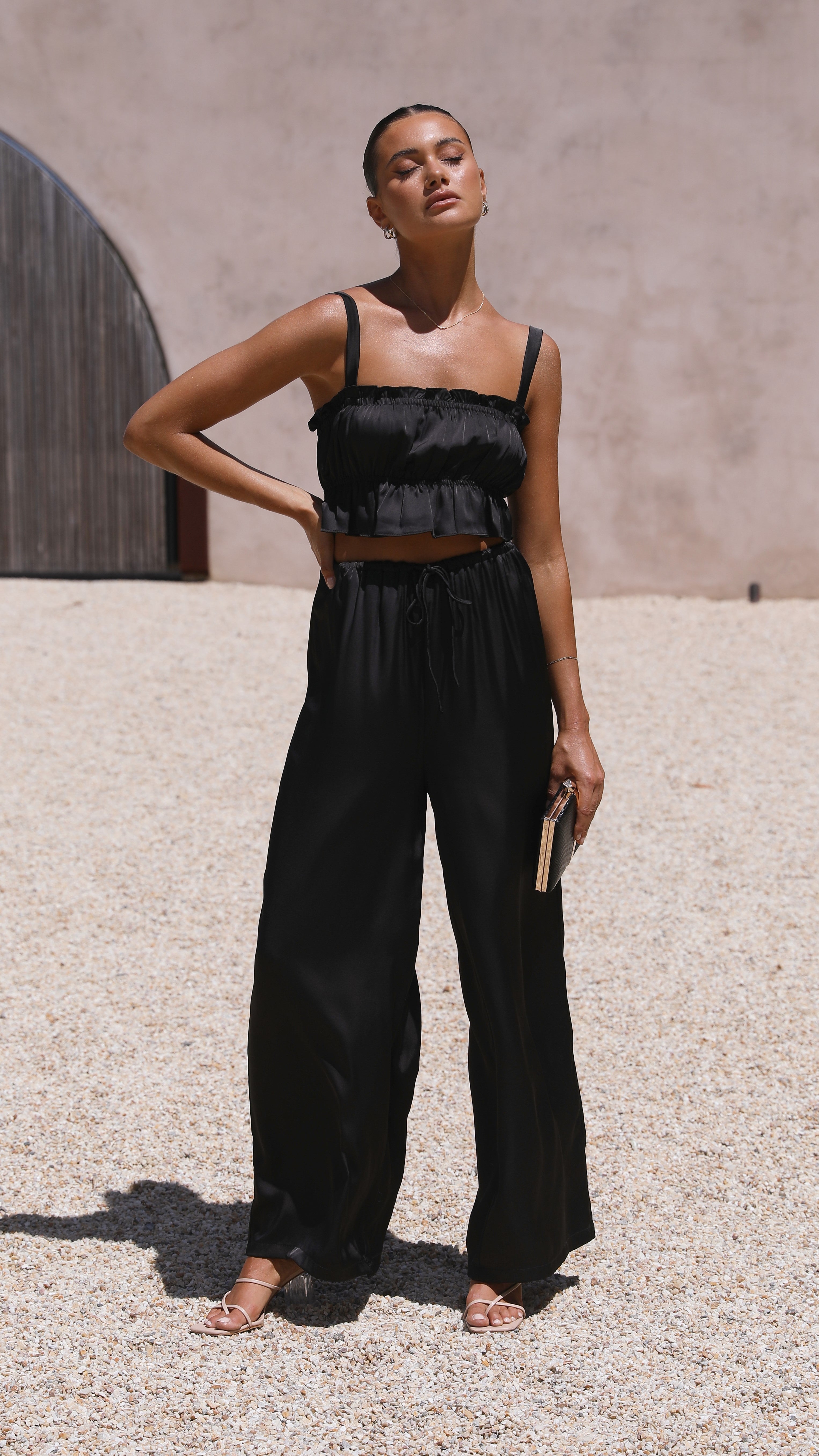 Zuri Pants - Black-Sunshines Bliss