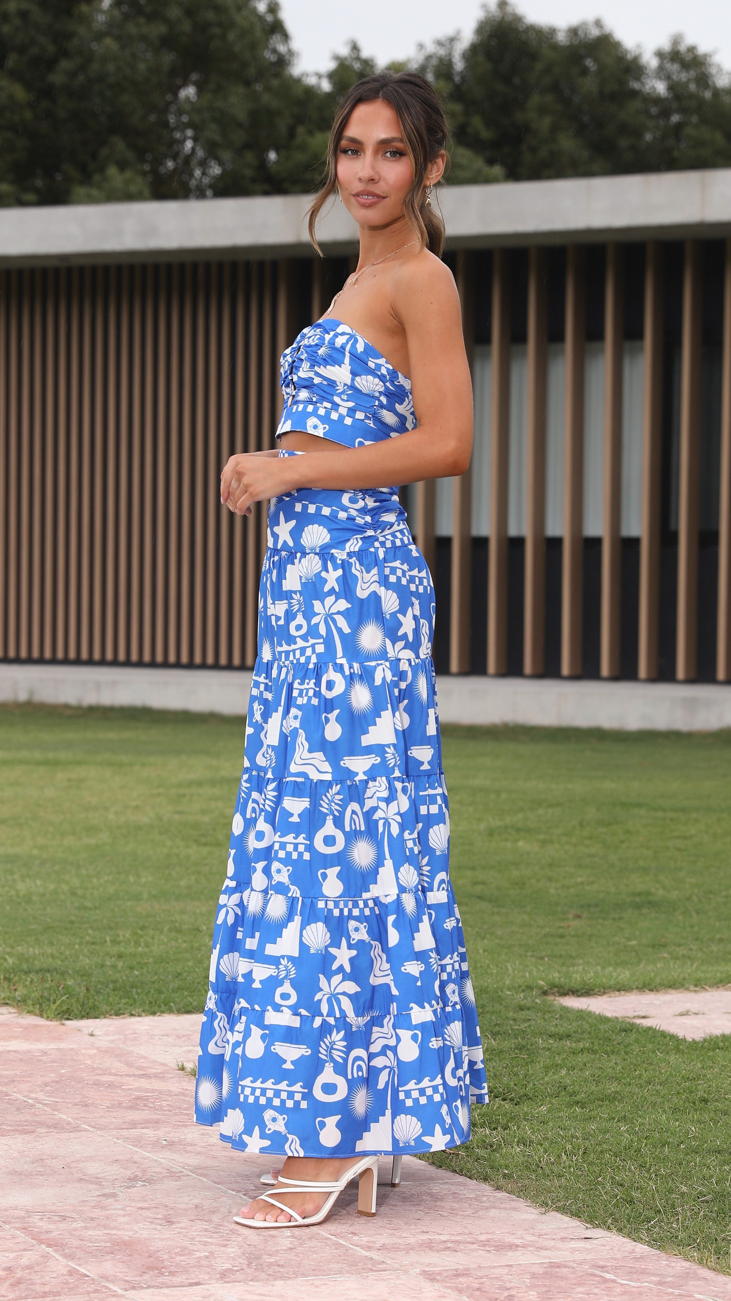 Cove Top - Blue Print-Sunshines Bliss